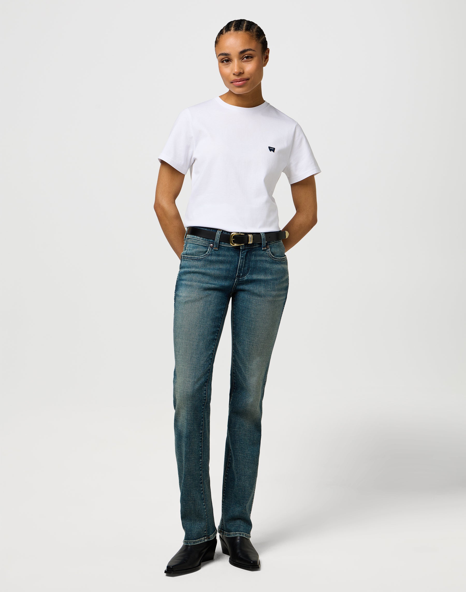 Botte Low Rise Bold in Summit Shade Jeans Wrangler
