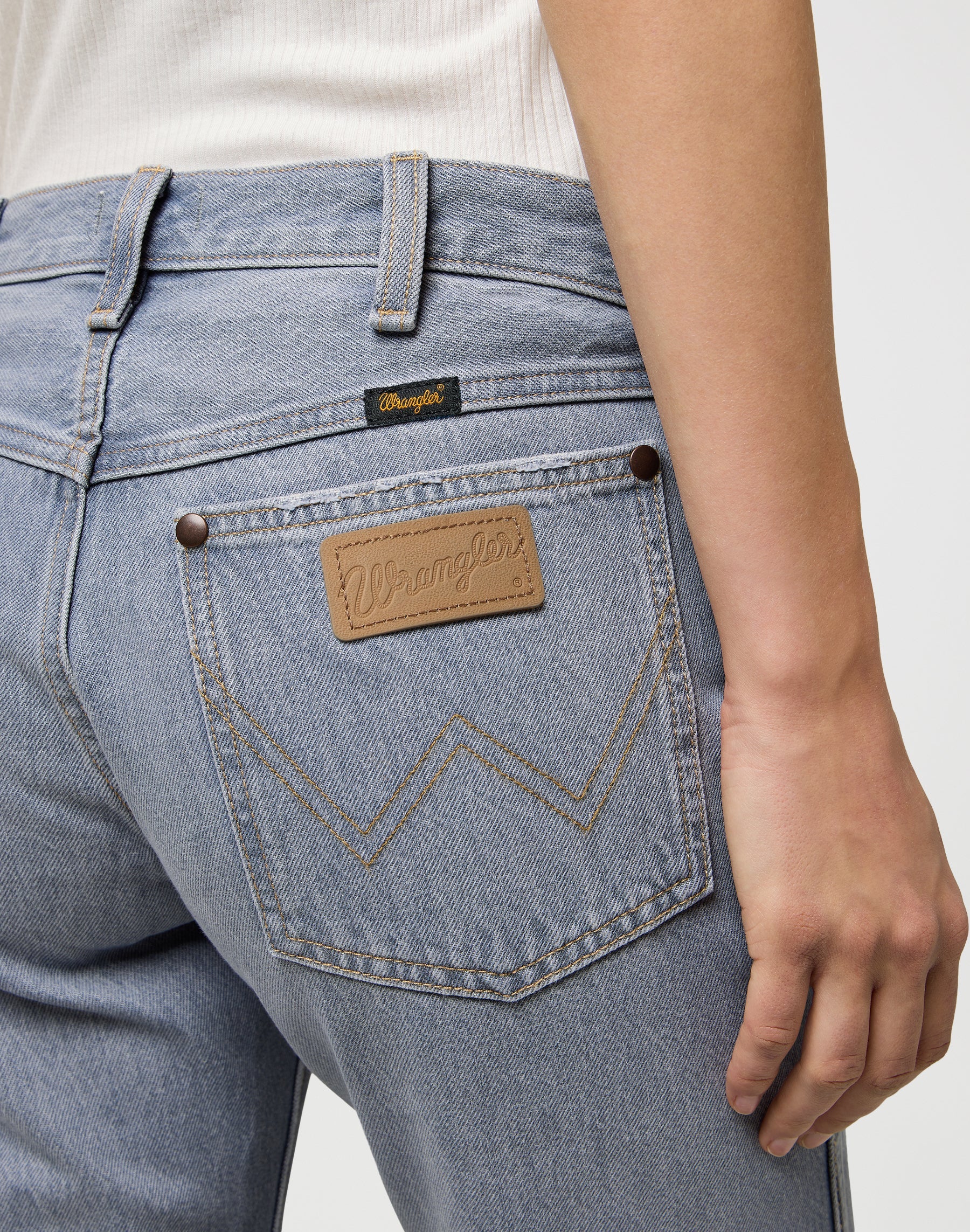 Jean cowboy Low Rise en jean Haute Haze Wrangler