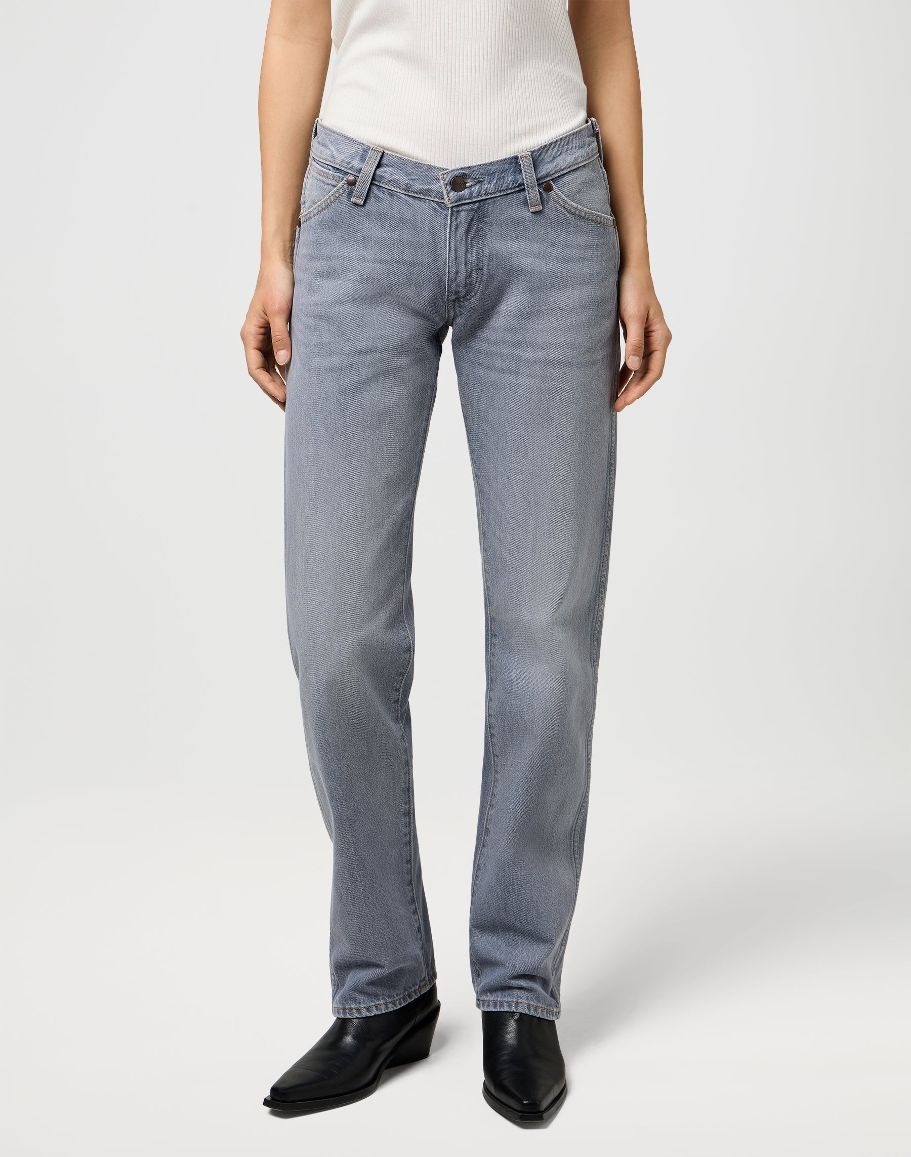 Jean cowboy Low Rise en jean Haute Haze Wrangler
