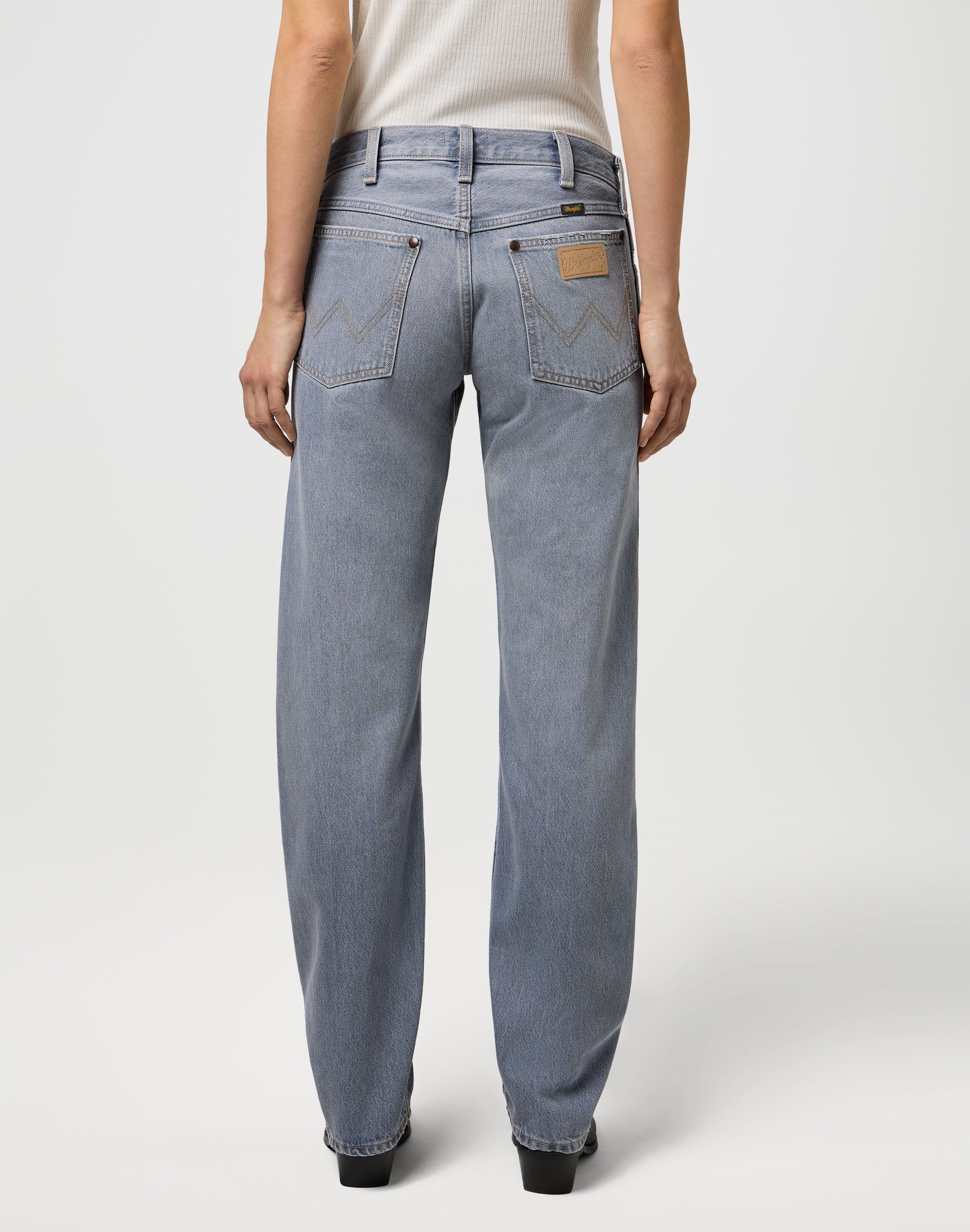 Jean cowboy Low Rise en jean Haute Haze Wrangler