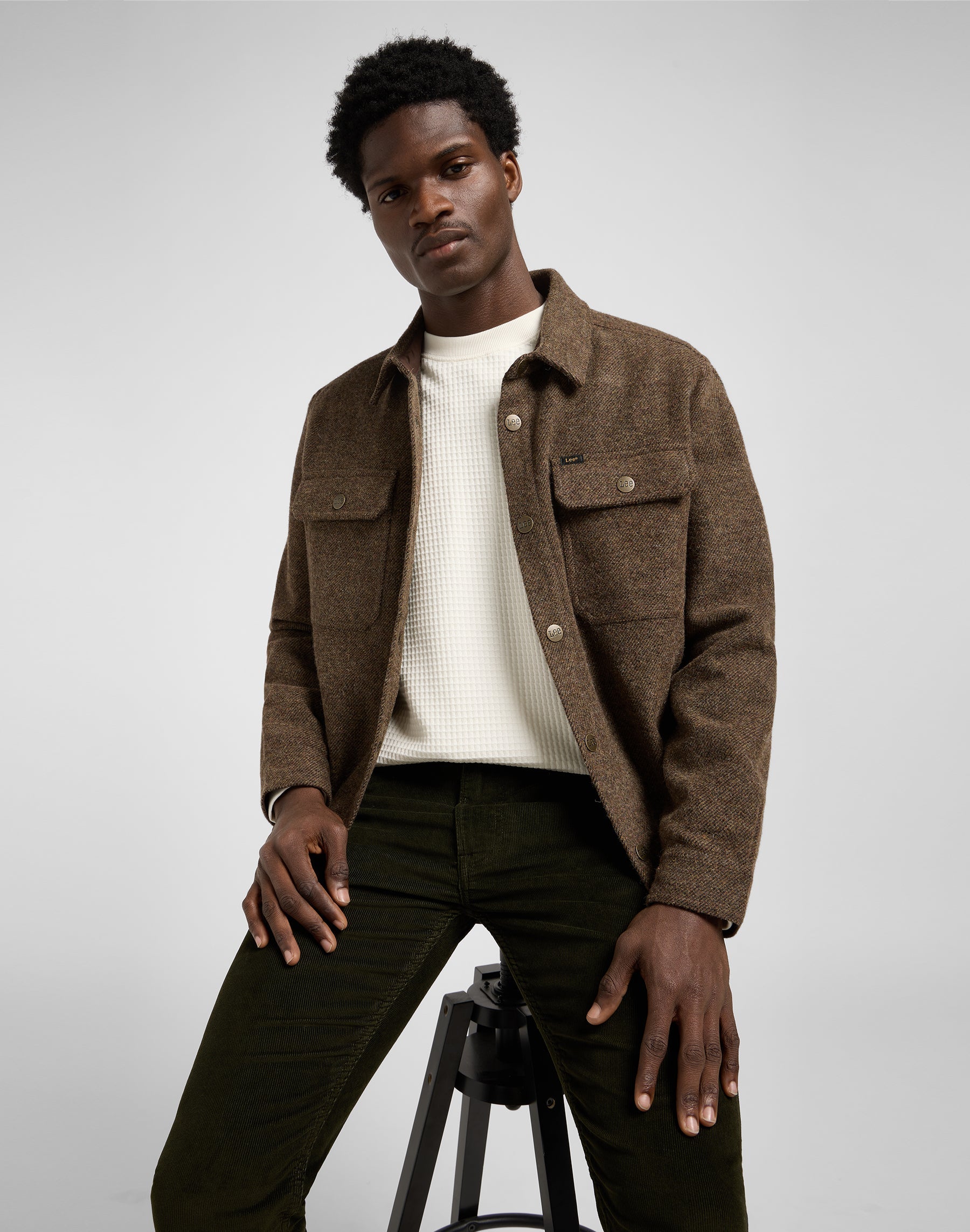 Survêtement en marron Jaspe Chemises Lee