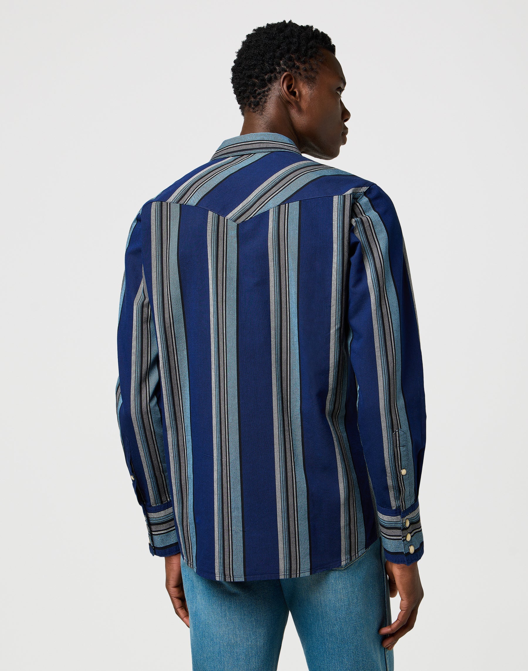 Chemise Western Indigo in Vintage Blue Chemises Wrangler