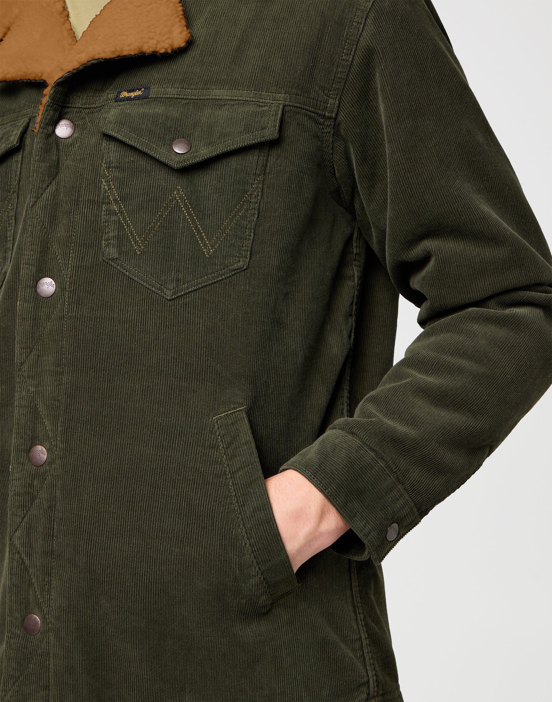 Wrange Coat in Forest Night Vestes Wrangler