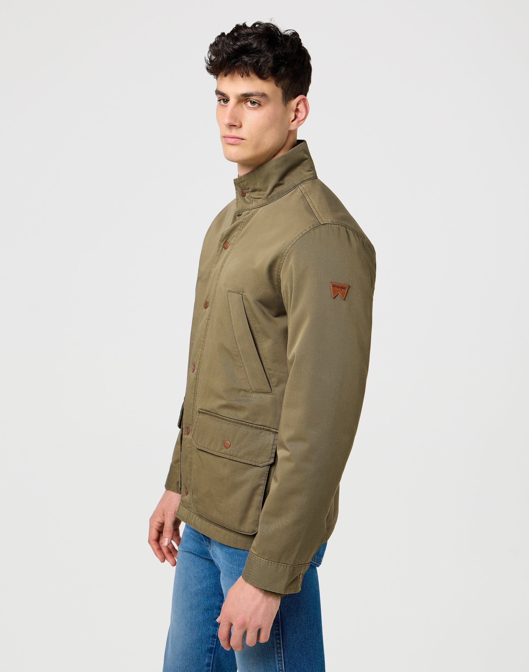 Field Jacket in Ivy Green Vestes Wrangler