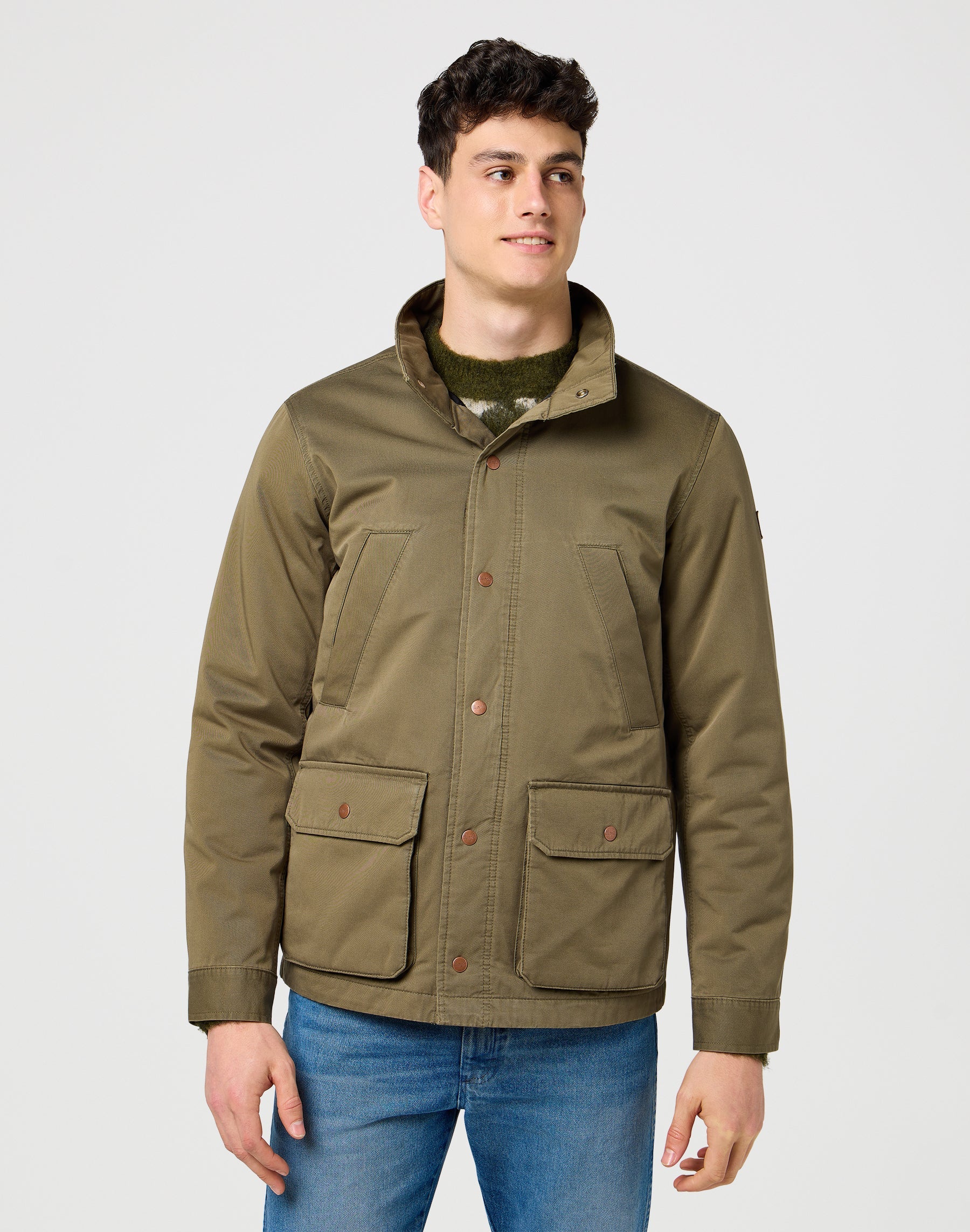 Field Jacket in Ivy Green Vestes Wrangler