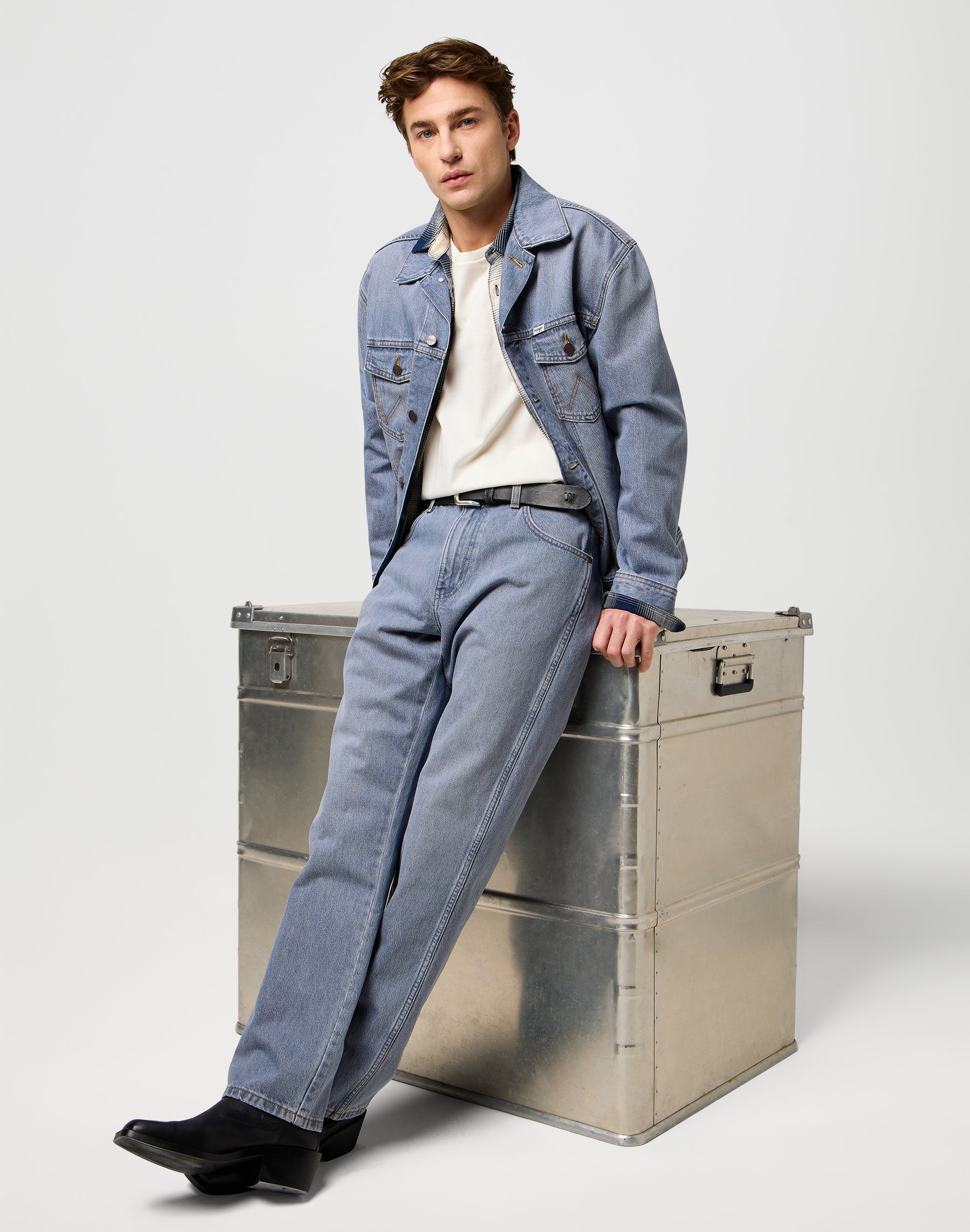 Tee vintage en birch T-shirts Wrangler