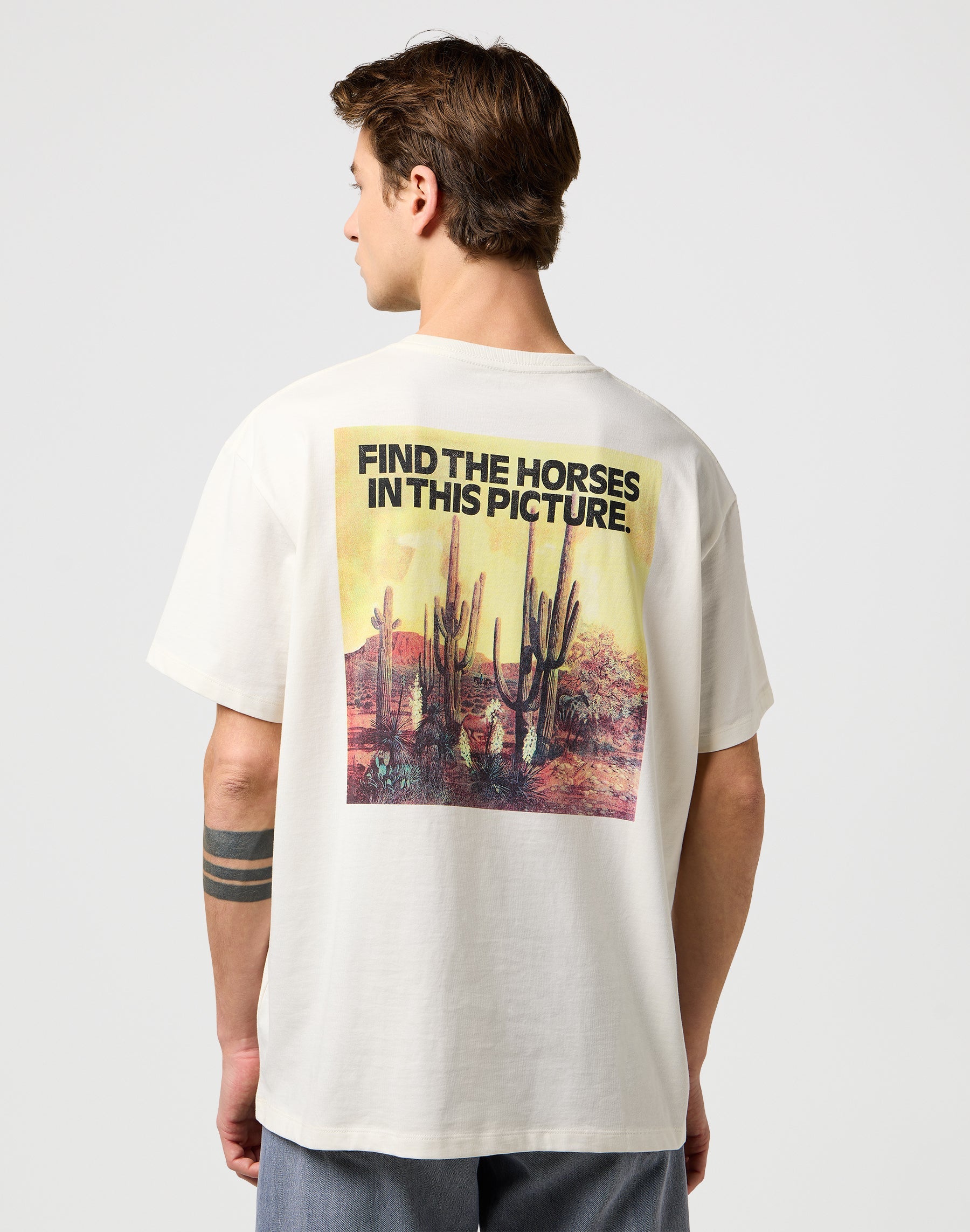 Tee vintage en birch T-shirts Wrangler