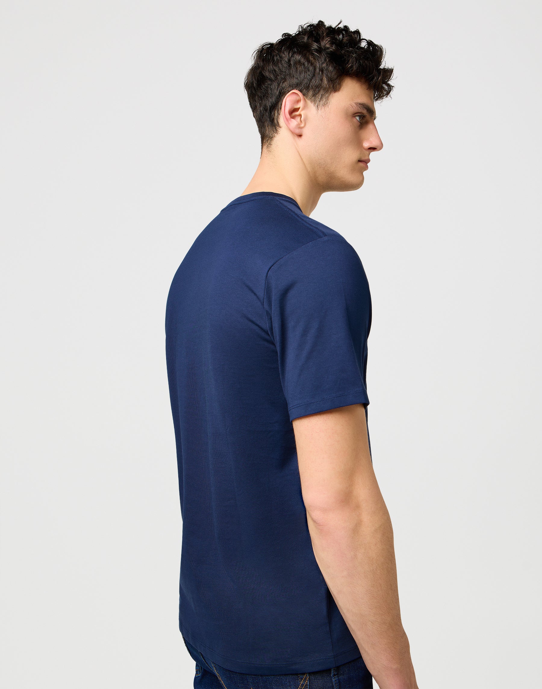 Small Graphic Tee in Navy T-shirts Wrangler