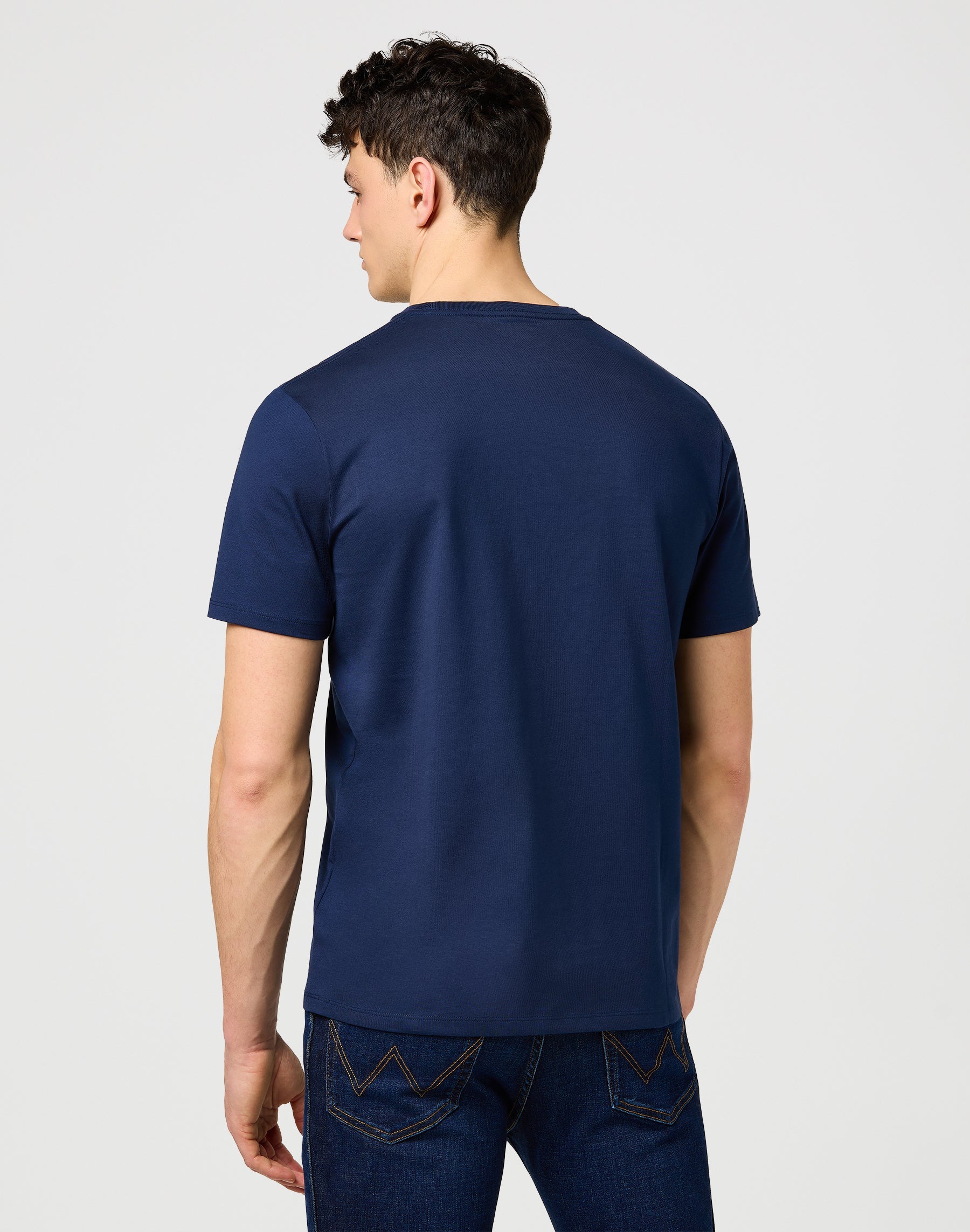 Small Graphic Tee in Navy T-shirts Wrangler