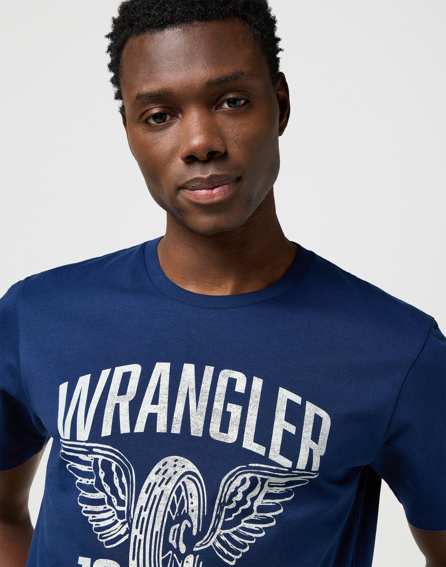Americana Tee in Navy T-shirts Wrangler