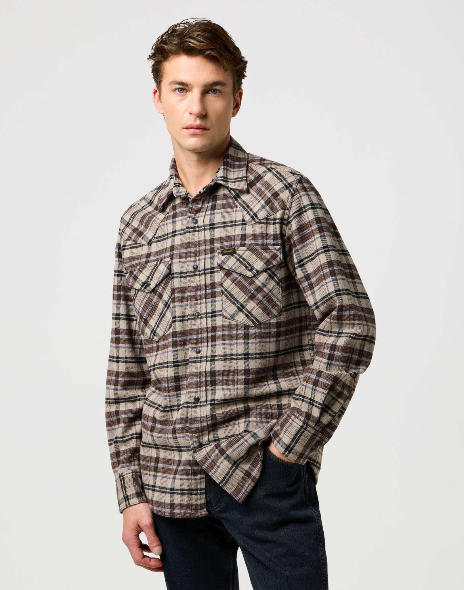 Chemise Western in Rich Black Chemises Wrangler