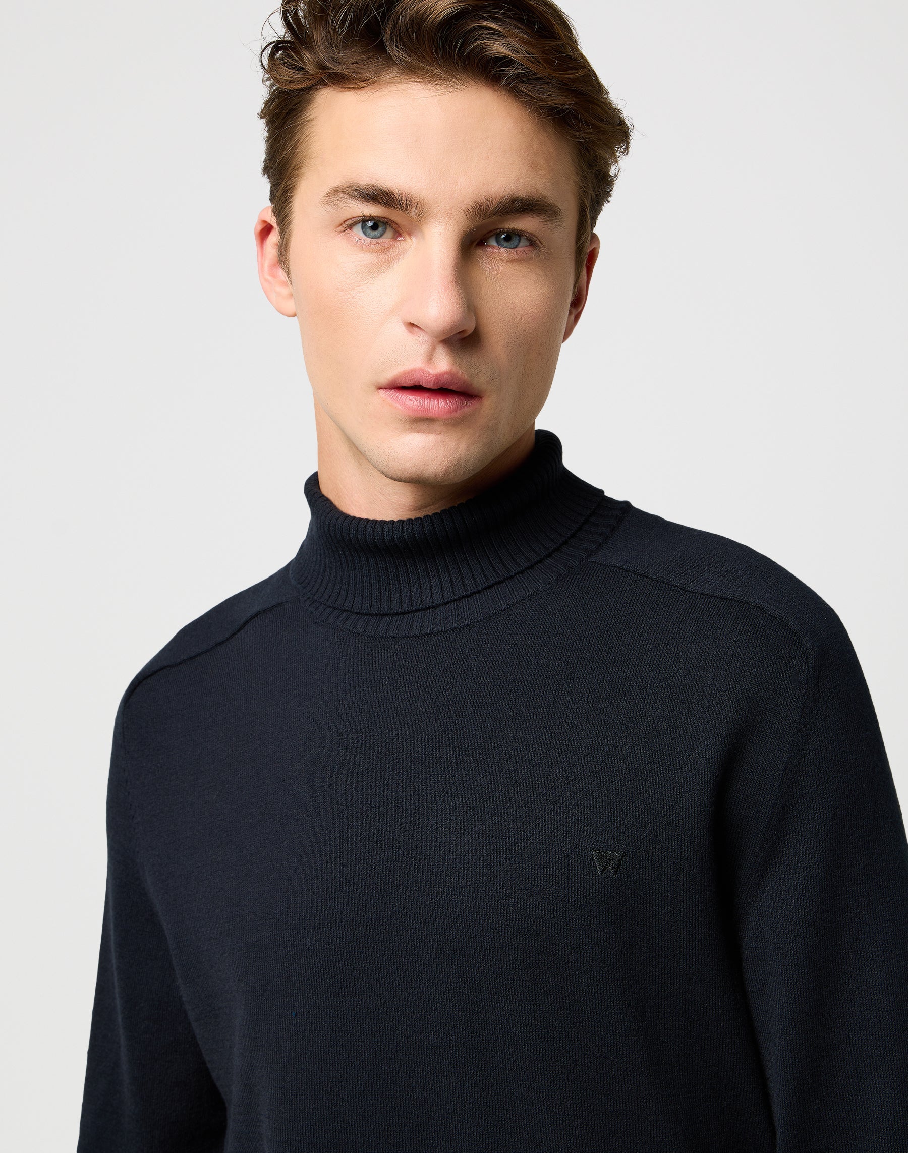 Turtleneck en noir Pull Wrangler