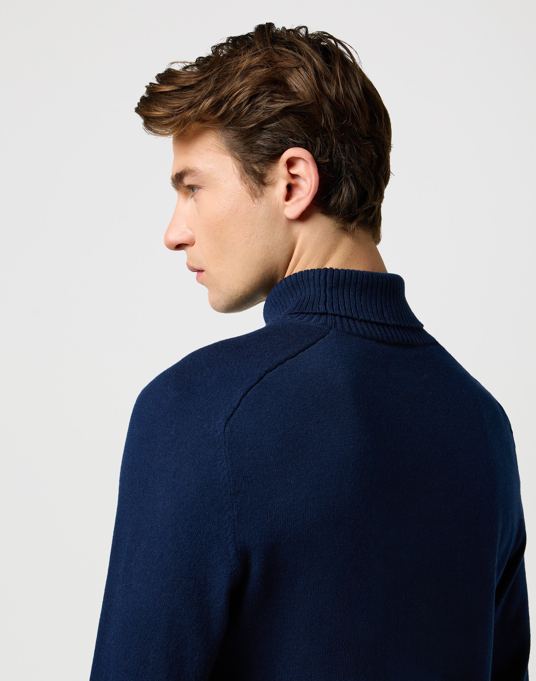 Turtleneck en bleu marine Pull Wrangler