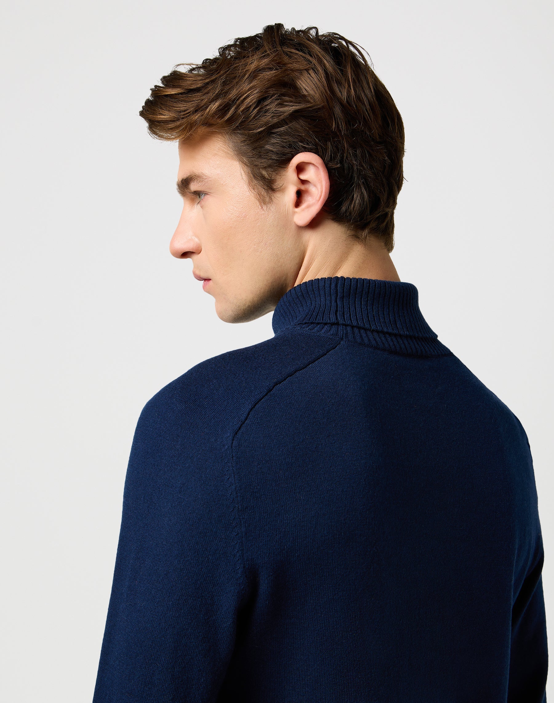 Turtleneck en bleu marine Pull Wrangler