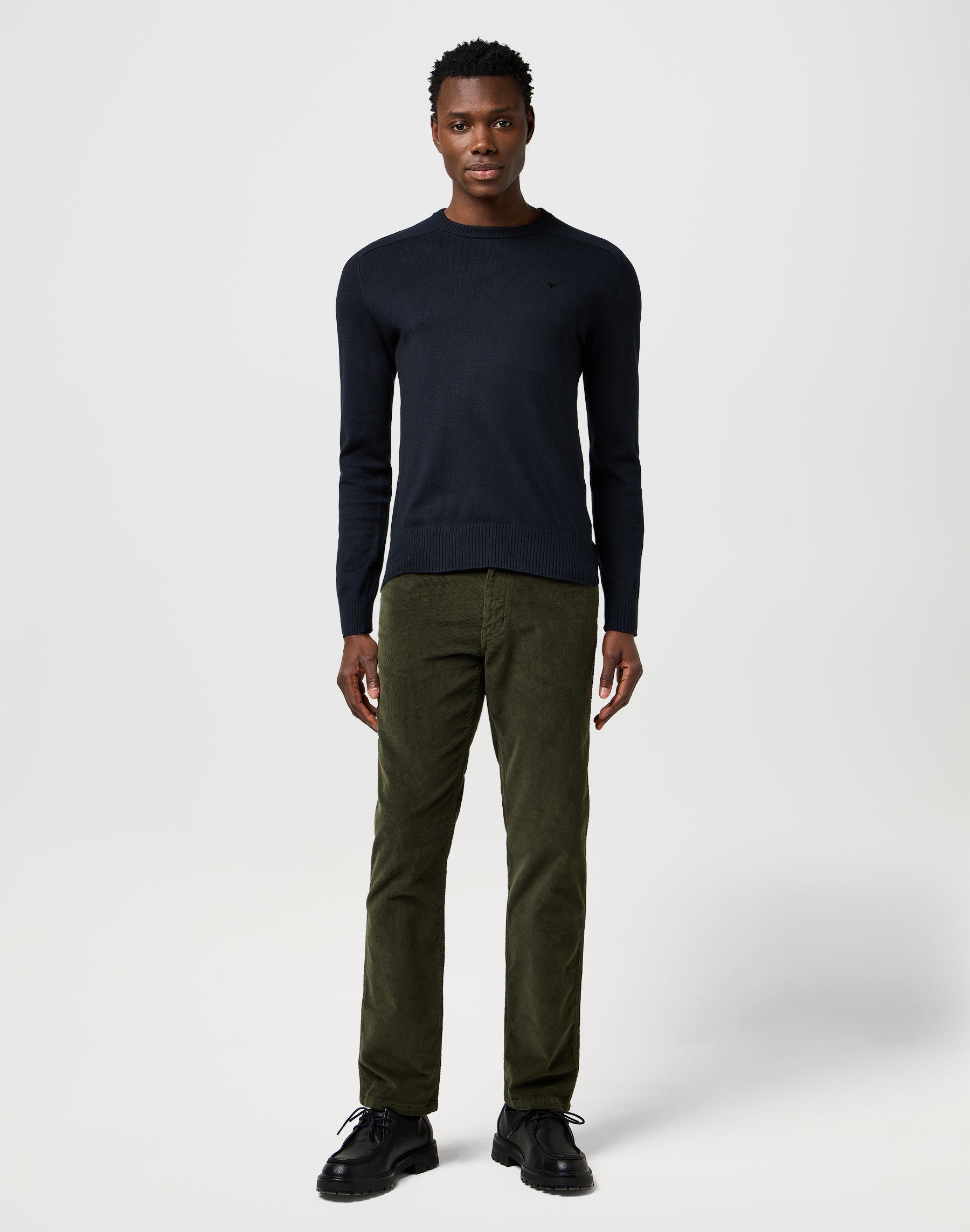 Knit Sweater en noir Pull Wrangler