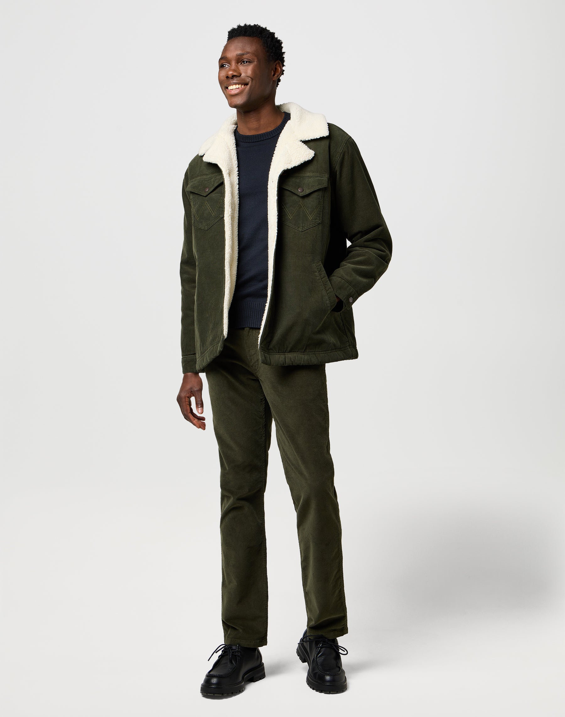 Knit Sweater en noir Pull Wrangler