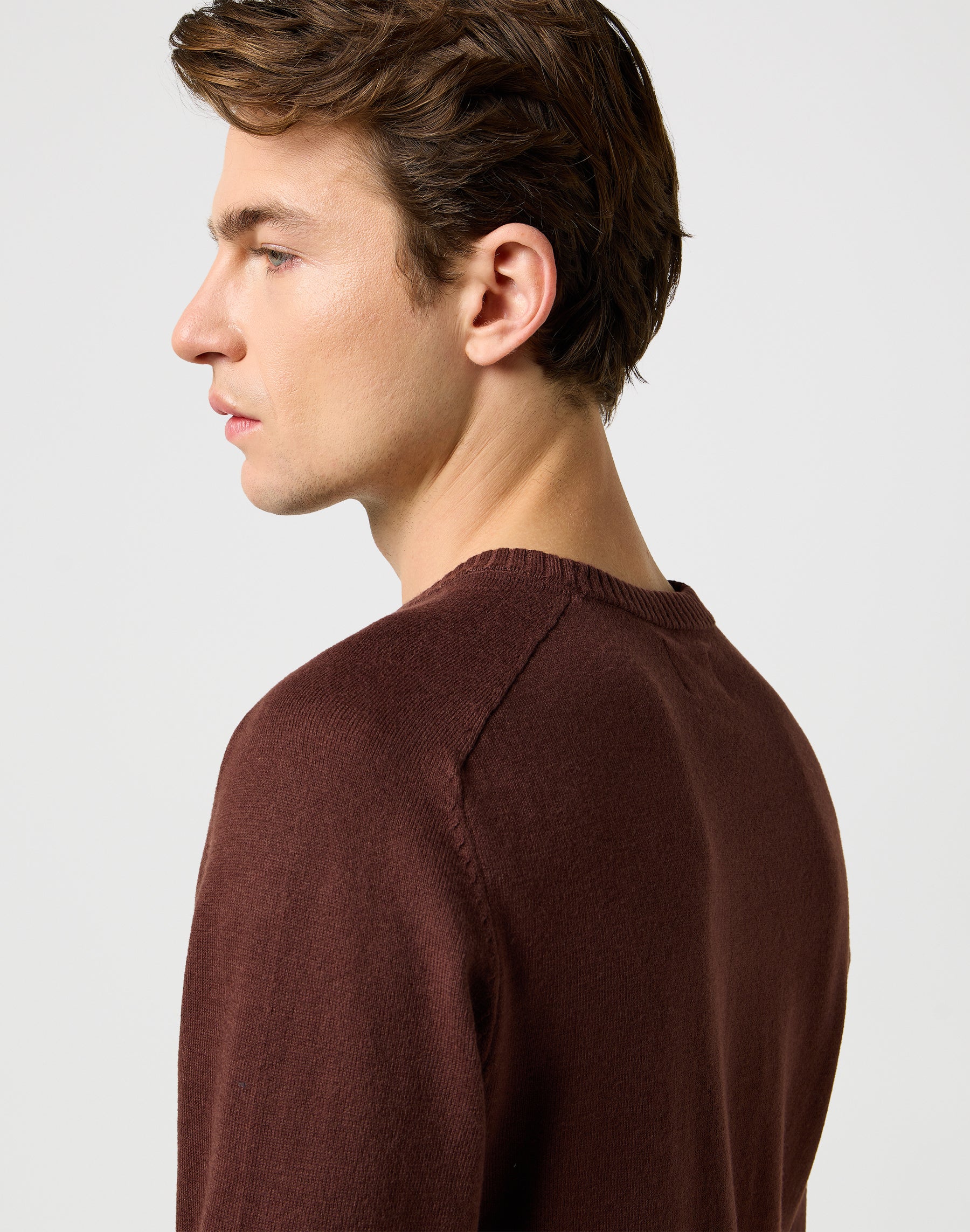 Pull tricoté en acajou Wrangler