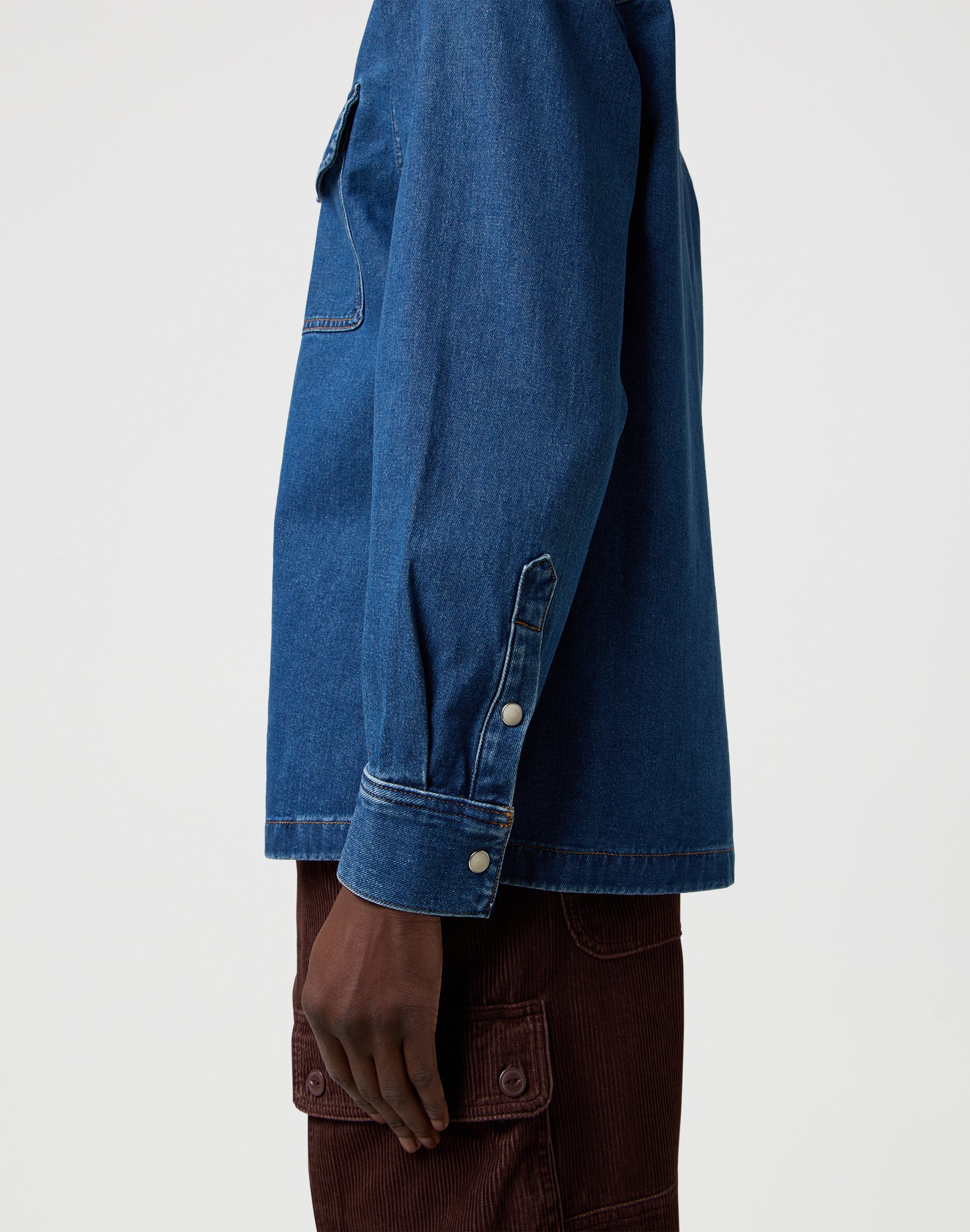 Survêtement en Retro Blue Chemises Wrangler