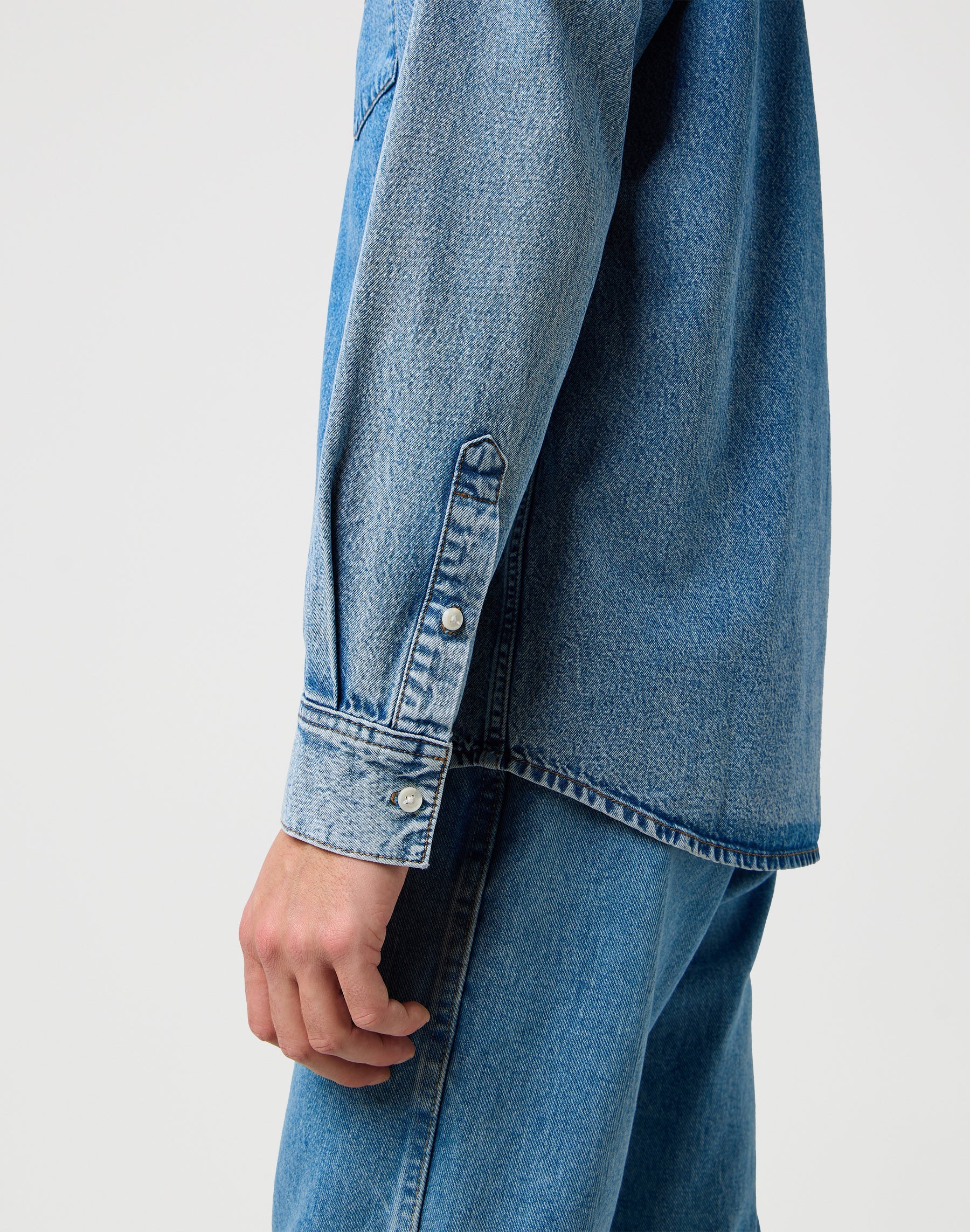 1 pt Chemise en Indigo Valley Chemises Wrangler