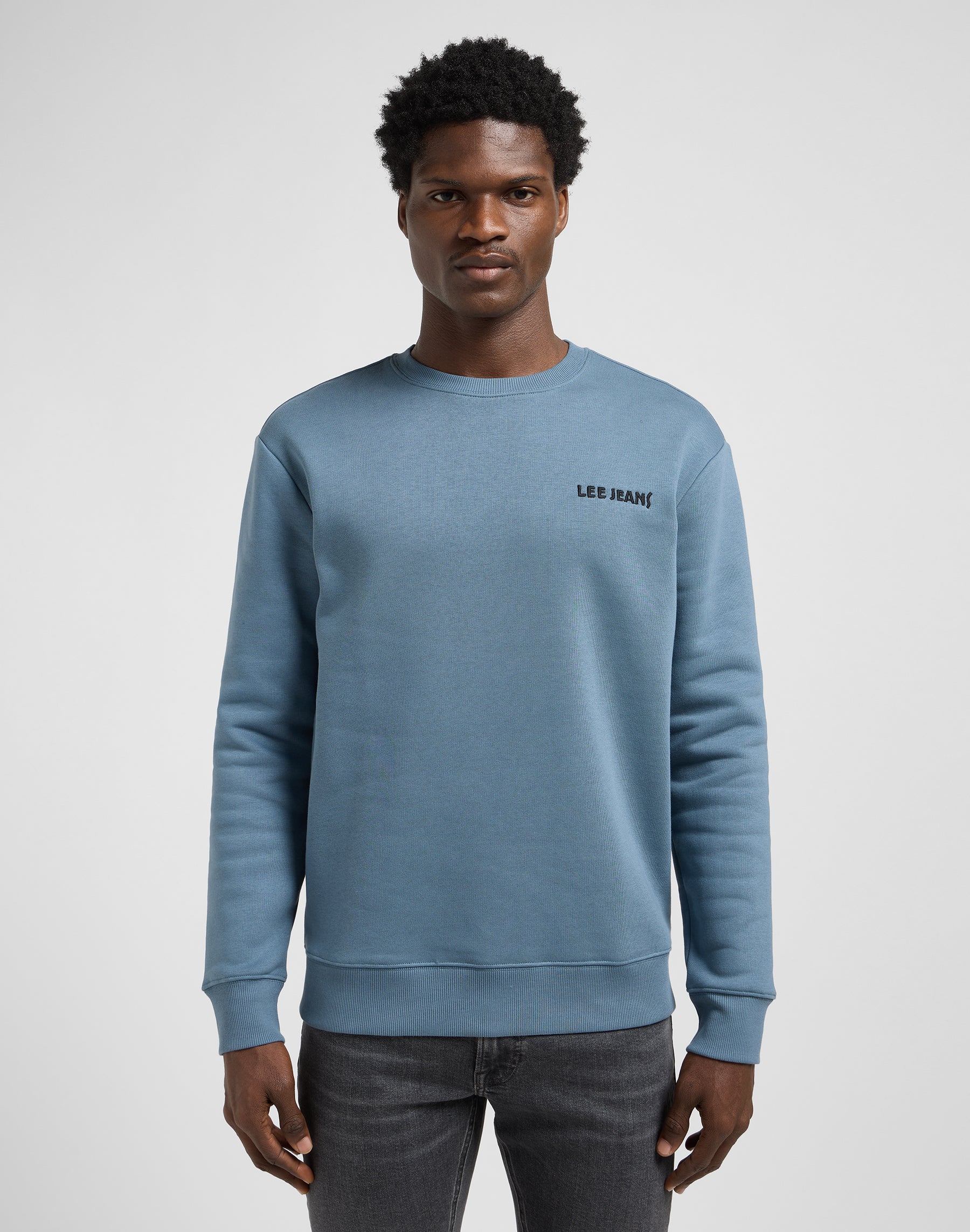 Regular Core Sws in Vintage Blue Sweatshirts Lee