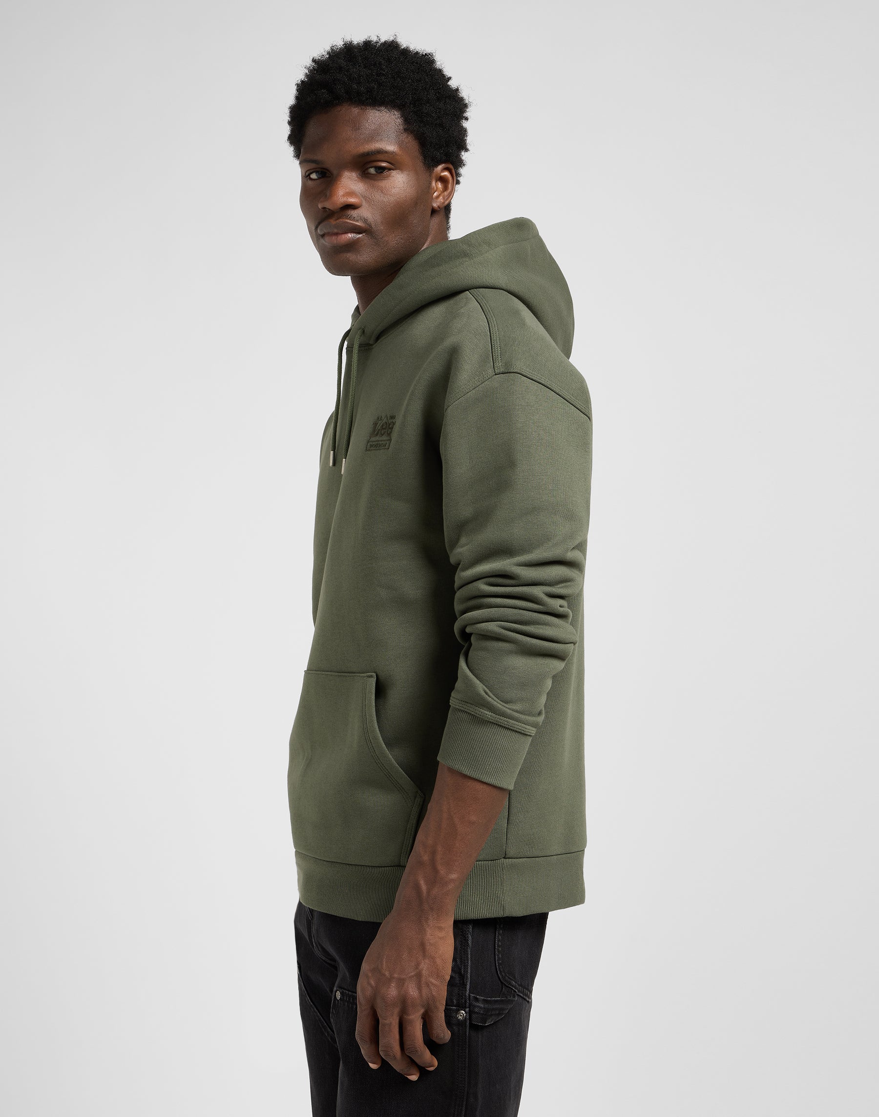 Ww Essential Hoodie in Oak Moss Sweat à capuche Lee