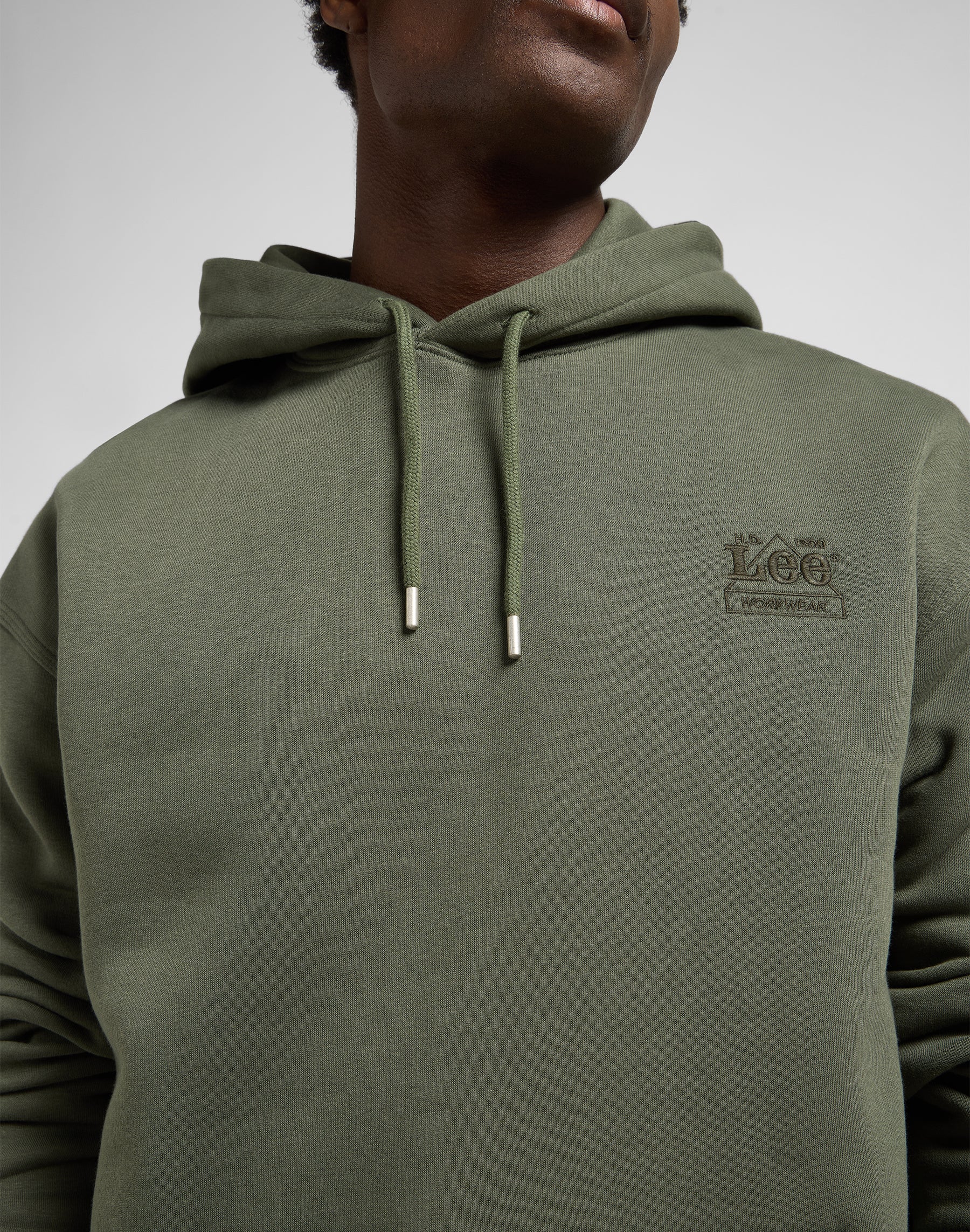 Ww Essential Hoodie in Oak Moss Sweat à capuche Lee
