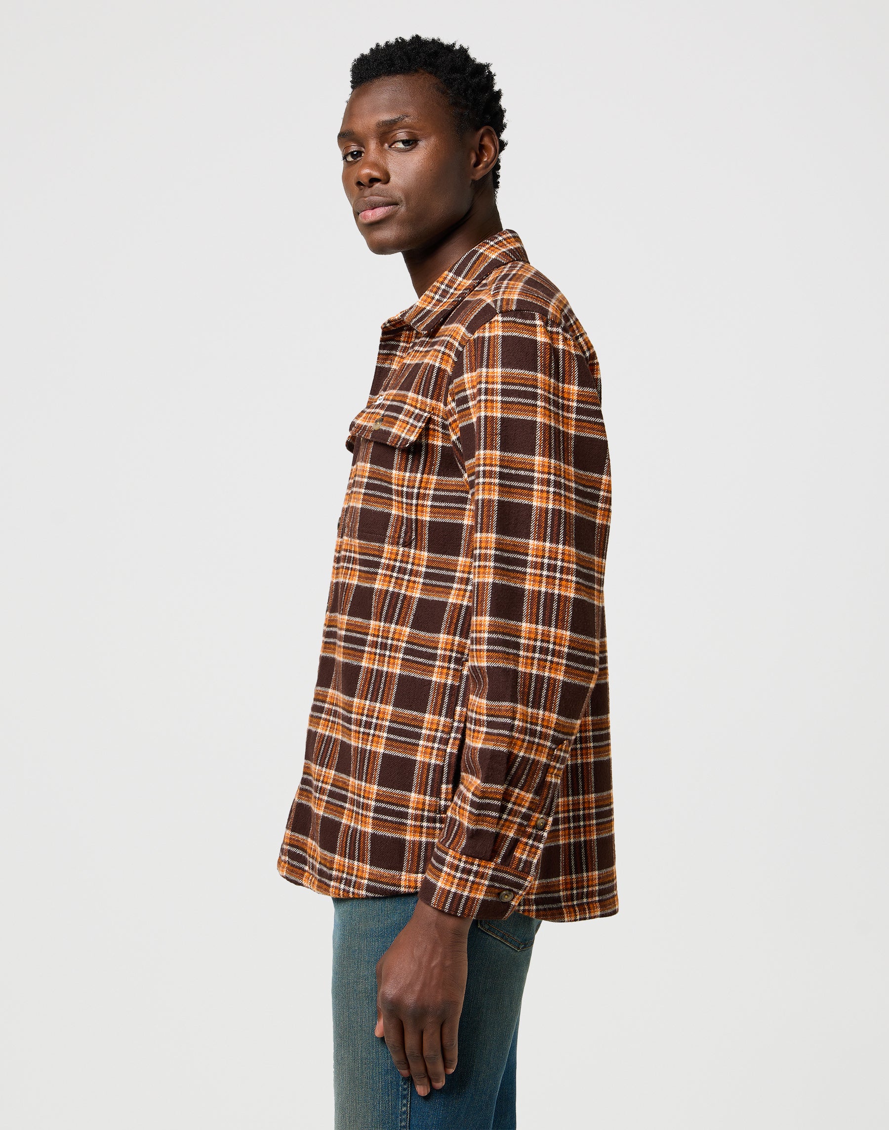 Survêtement in Deep Brown Chemises Wrangler