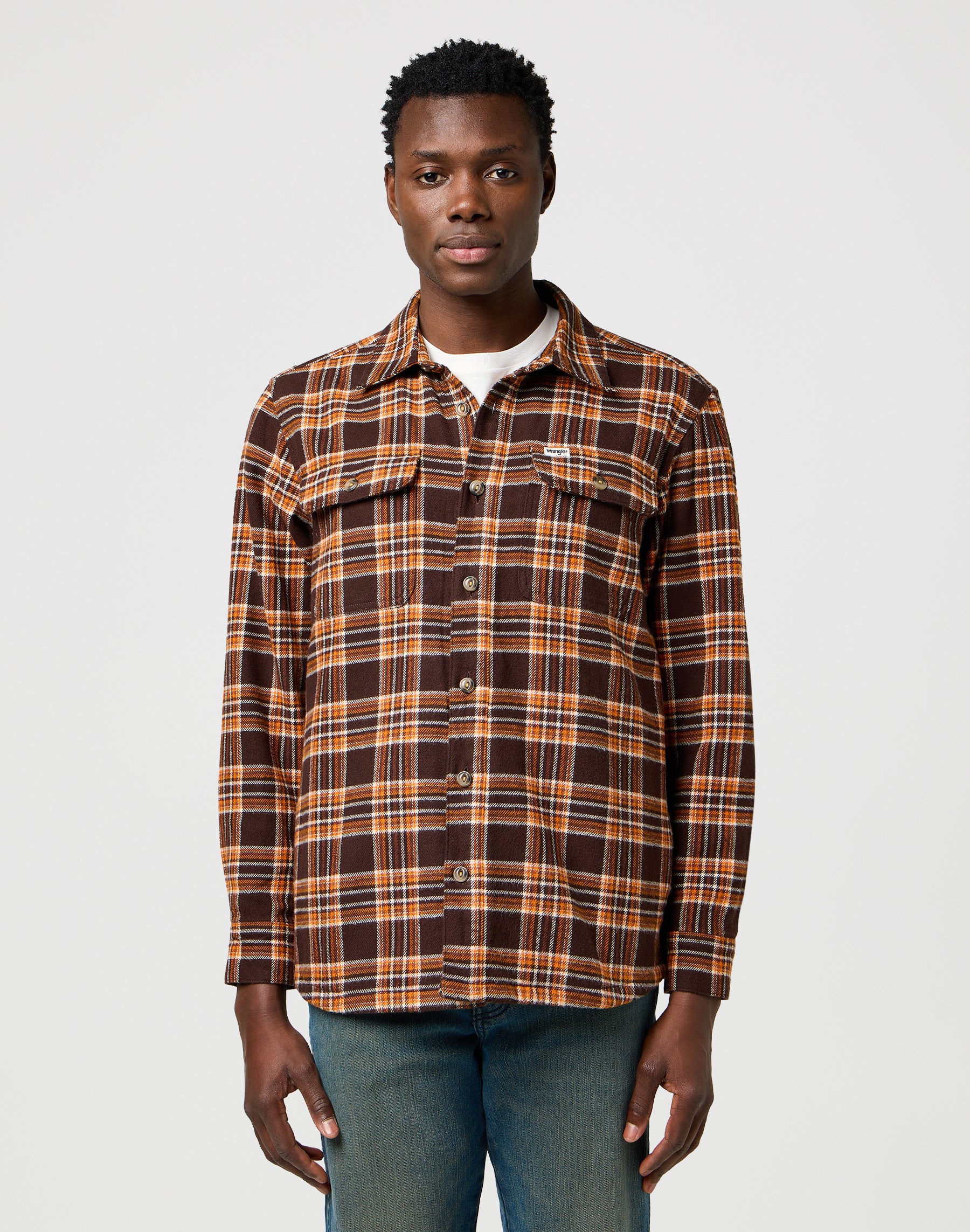 Survêtement in Deep Brown Chemises Wrangler