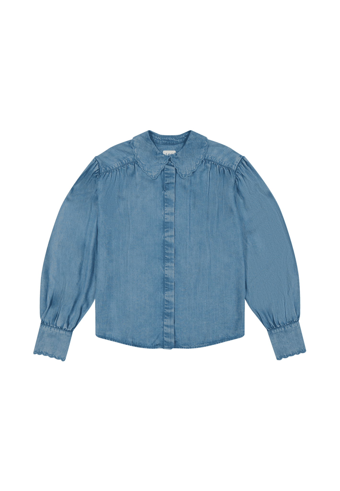 Statement Collar Shirt in Indigo Rum Chemises Lee