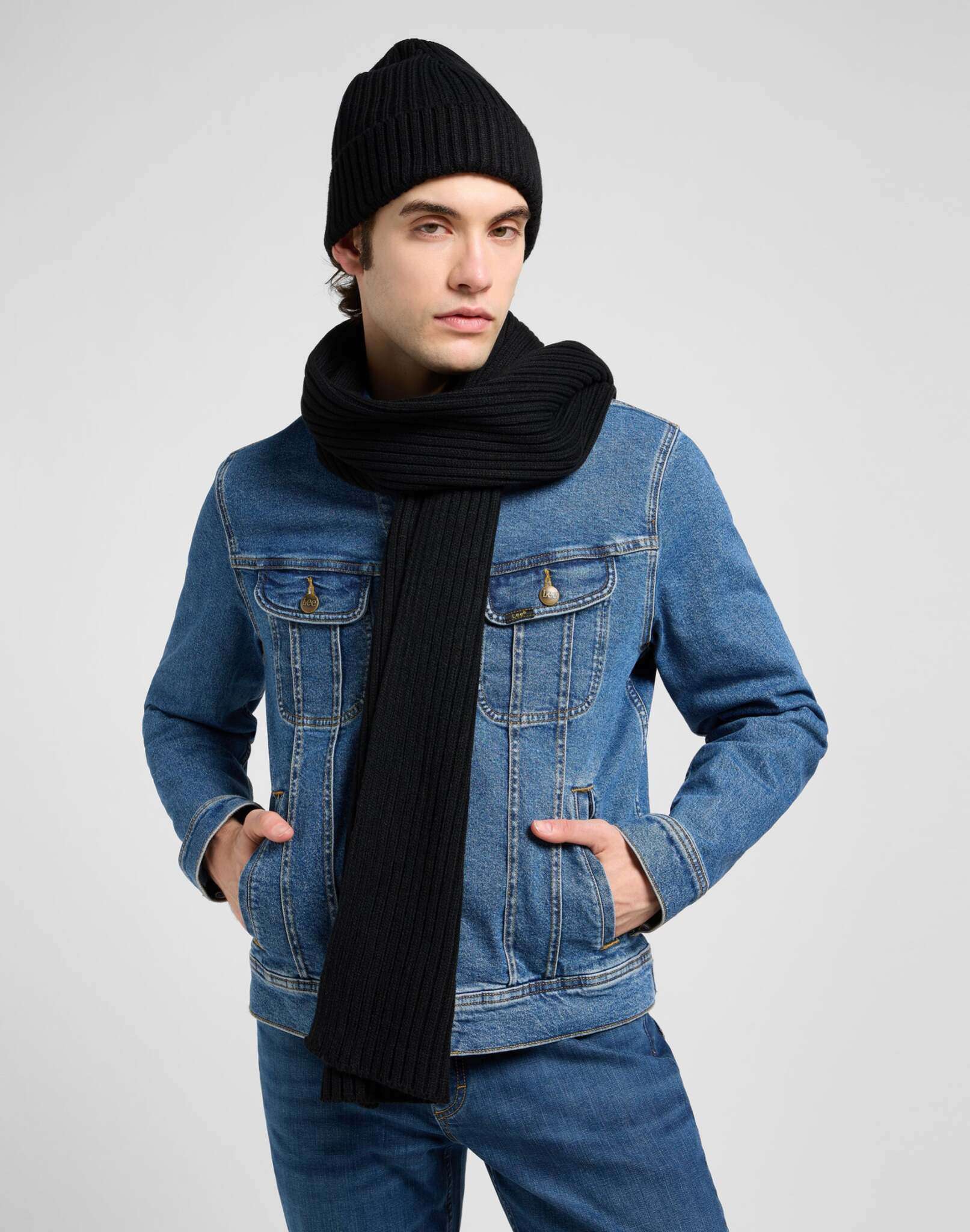 Xmas Pack in Black Echarpes Lee