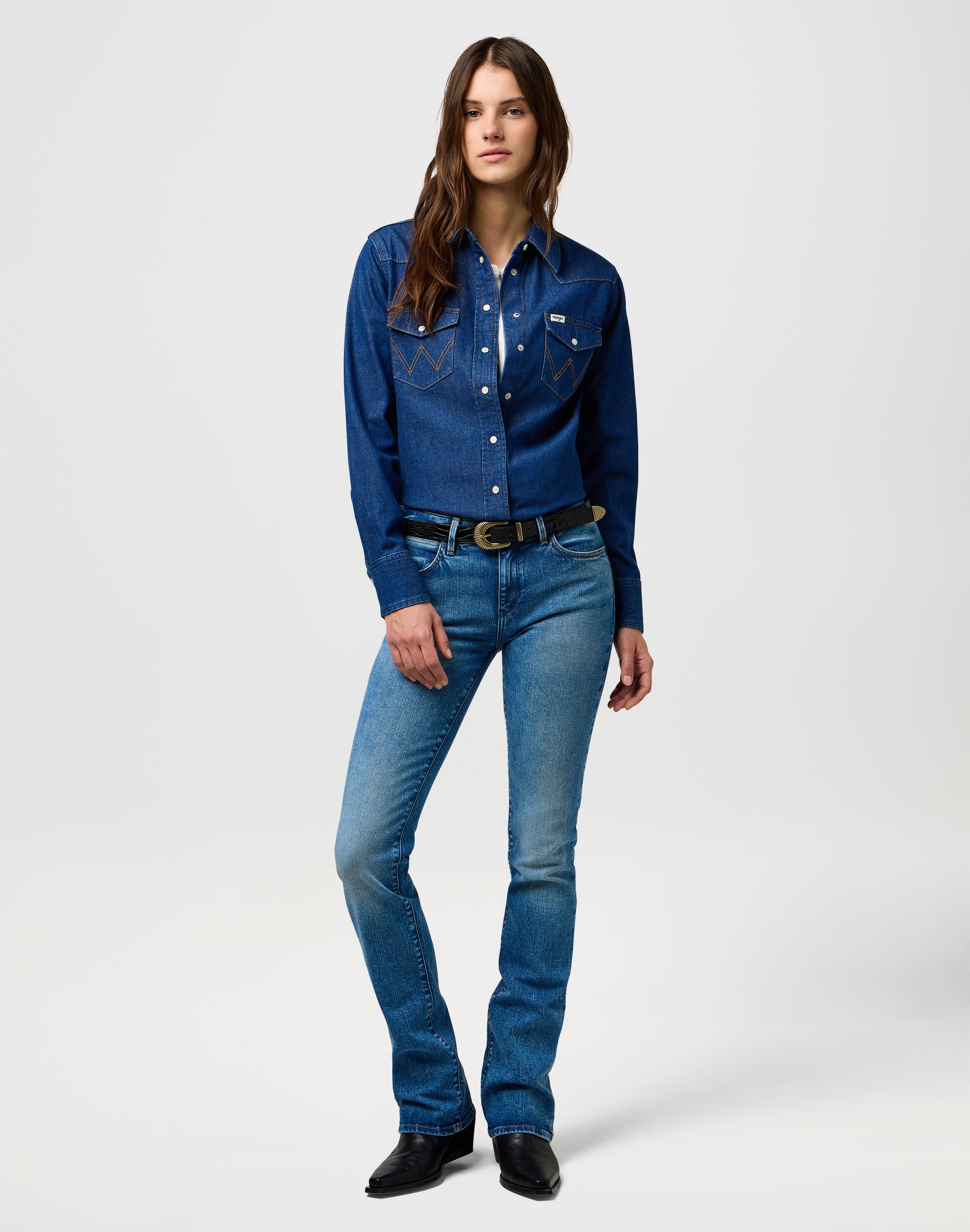 Jeans Bootcut en Rustler Wash Wrangler