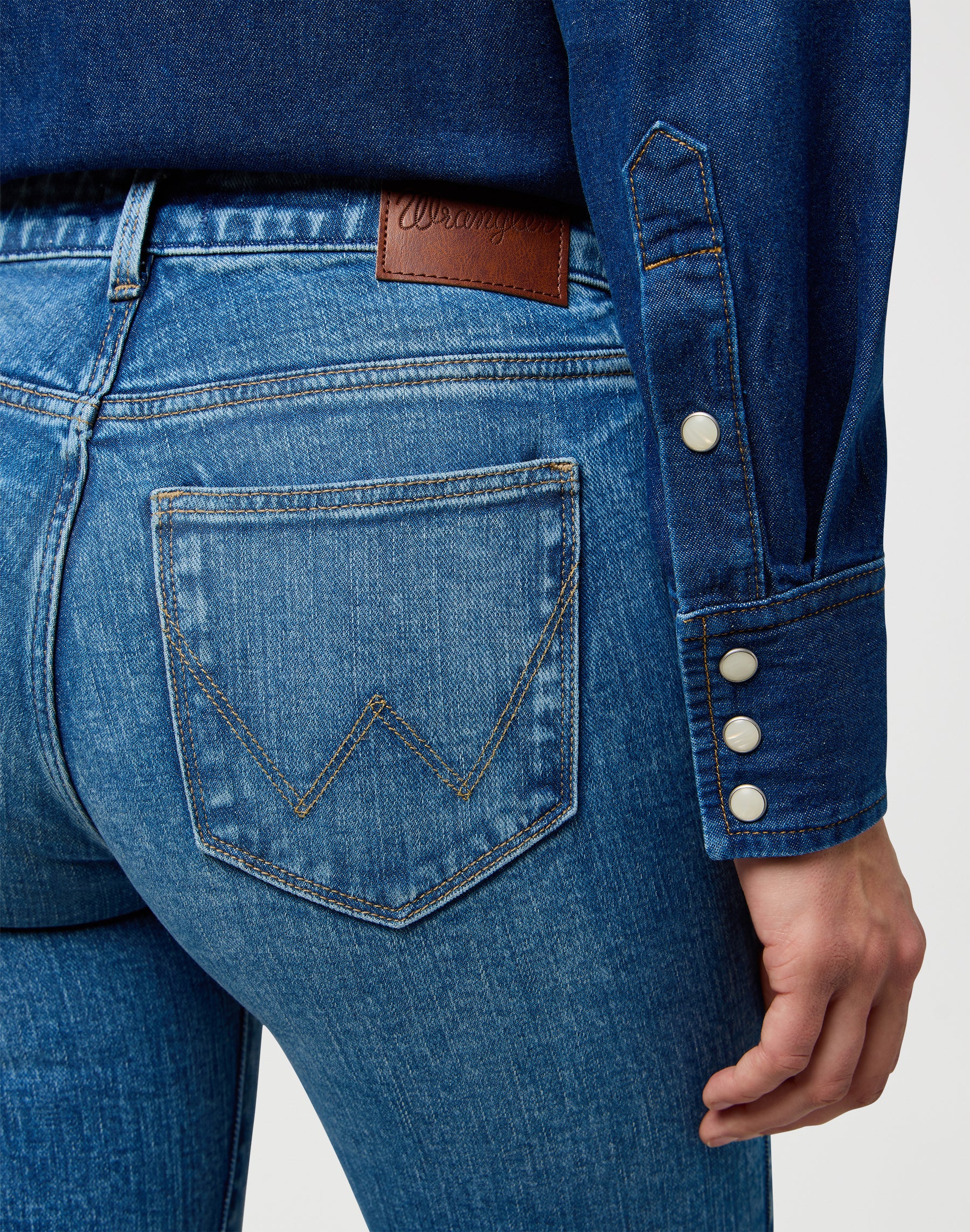 Jeans Bootcut en Rustler Wash Wrangler