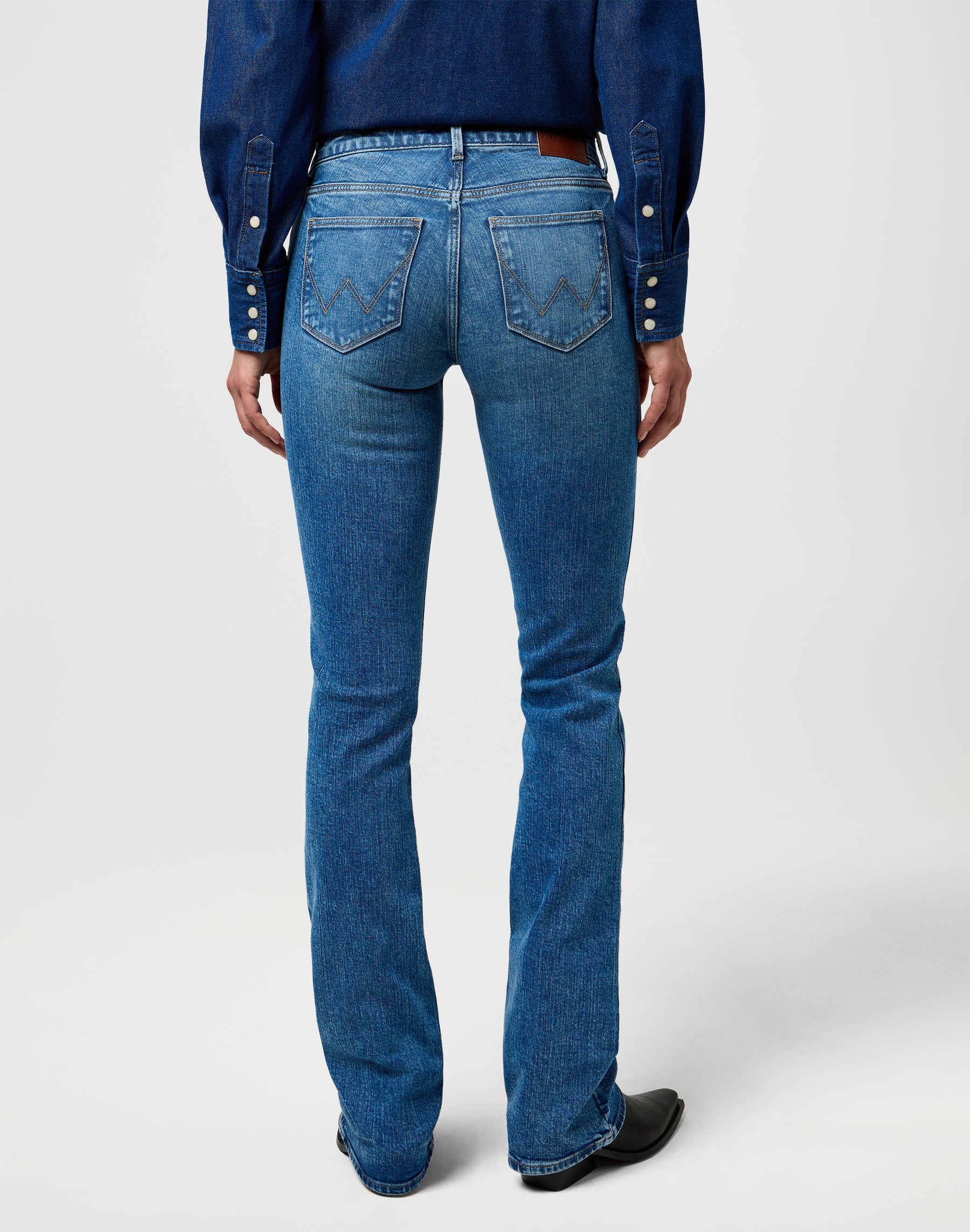 Jeans Bootcut en Rustler Wash Wrangler