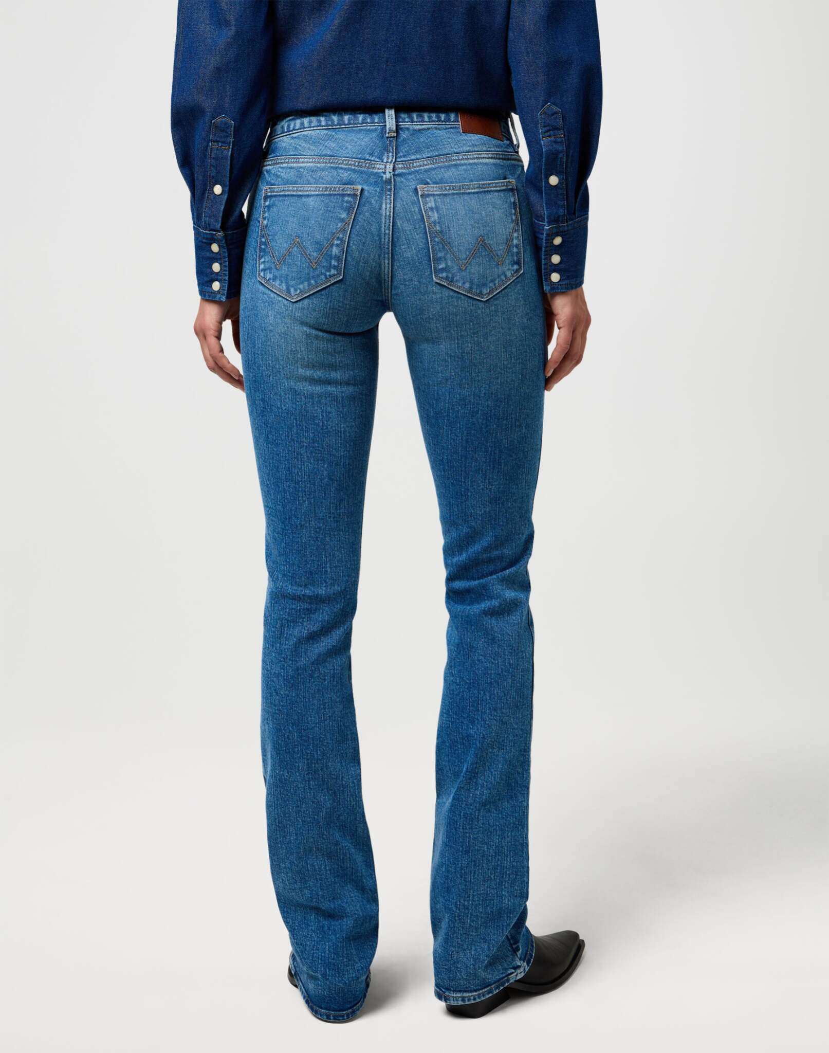 Jeans Bootcut en Rustler Wash Wrangler