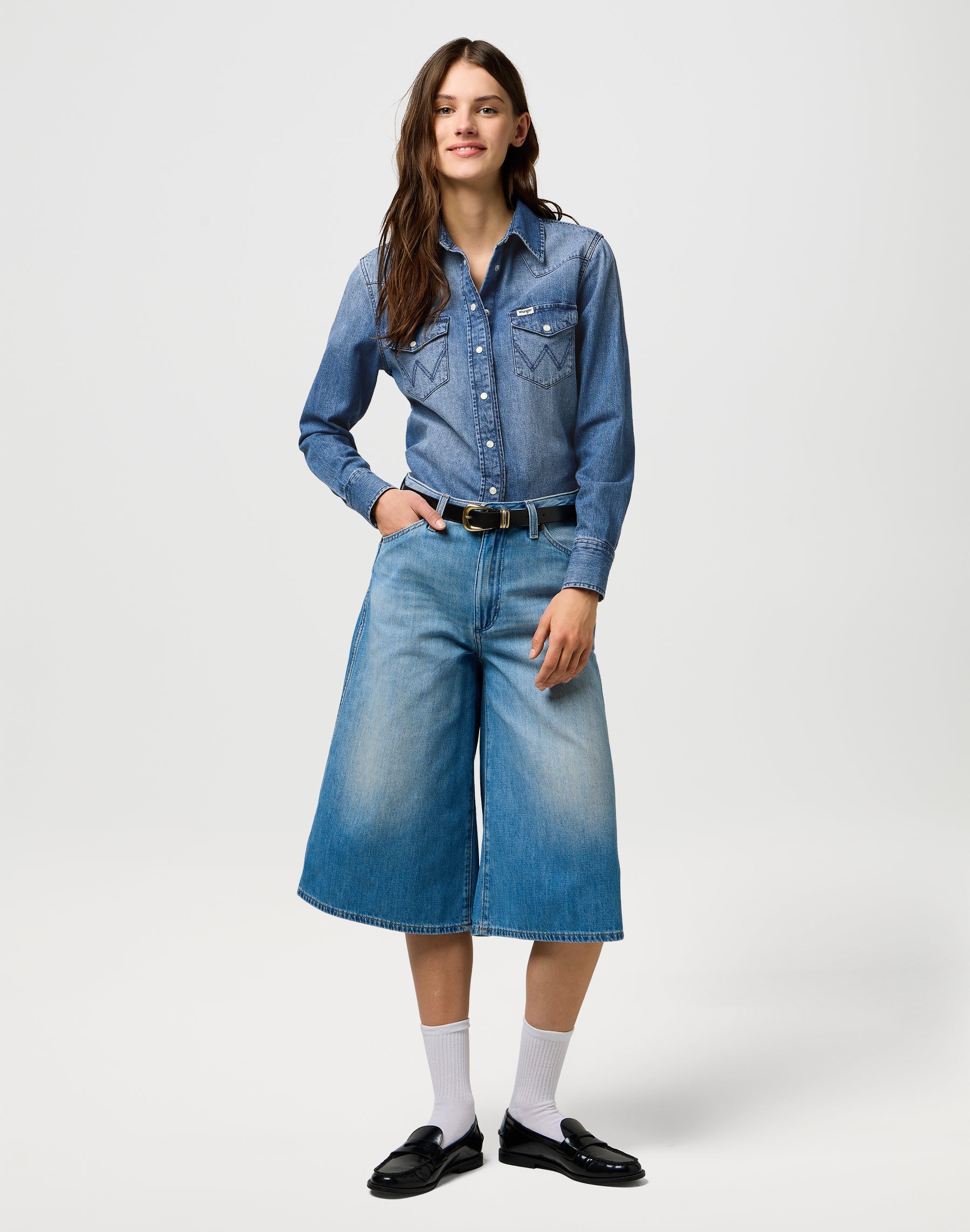 Heritage Shirt in Light Hand Chemises Wrangler