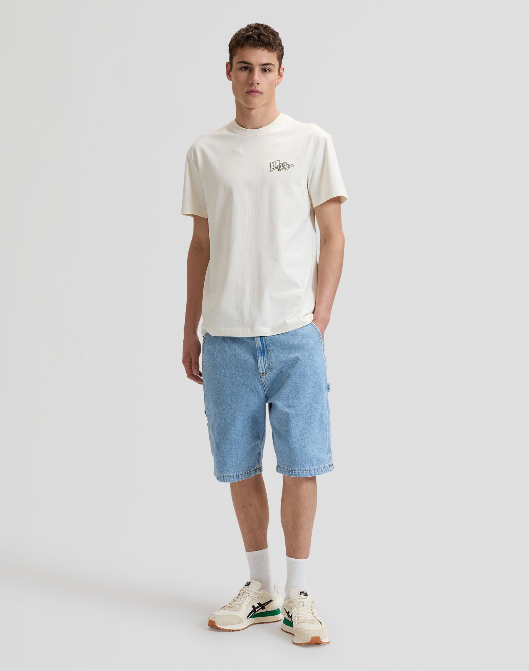 T-shirt Lee en couleur naturelle