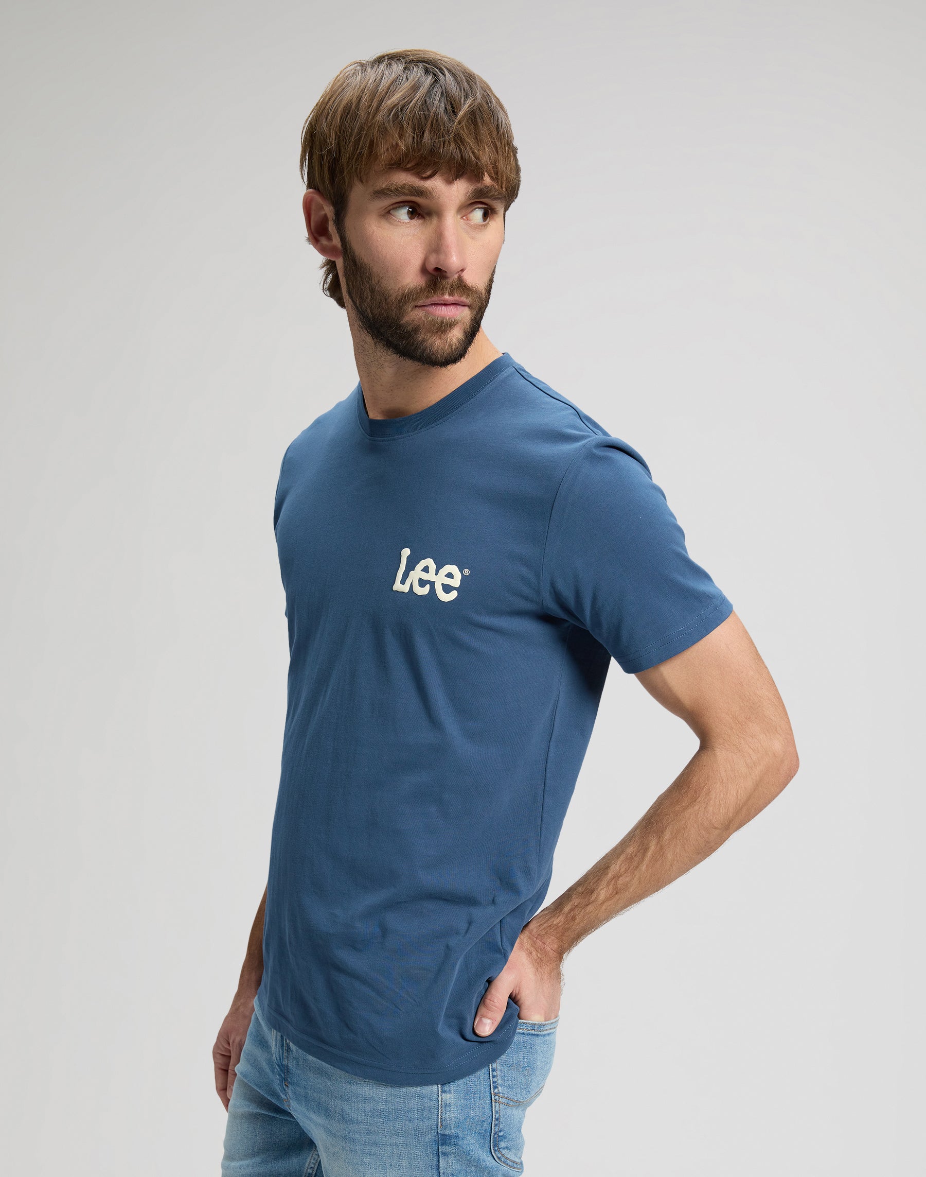 Lee Wobbly Lee taille M bleu académie T-shirts Lee