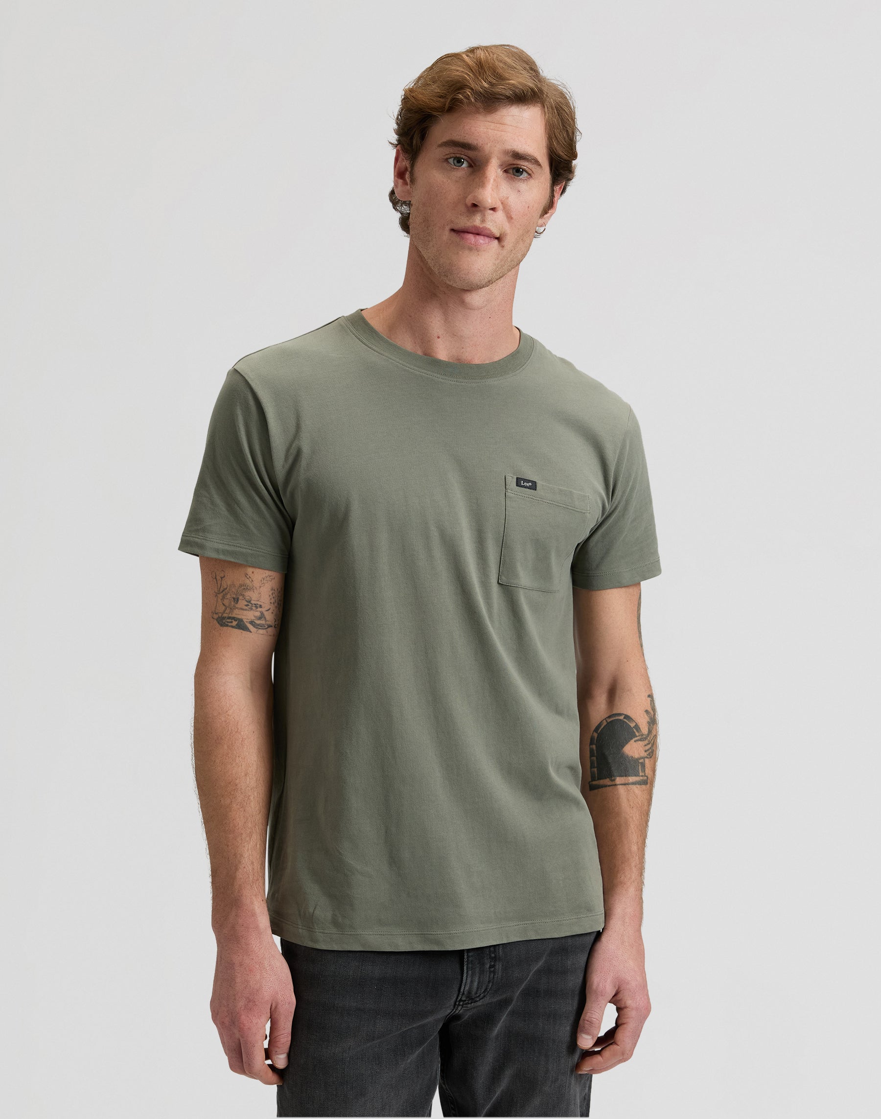 T-shirt Ultimate Pocket en olive lichen