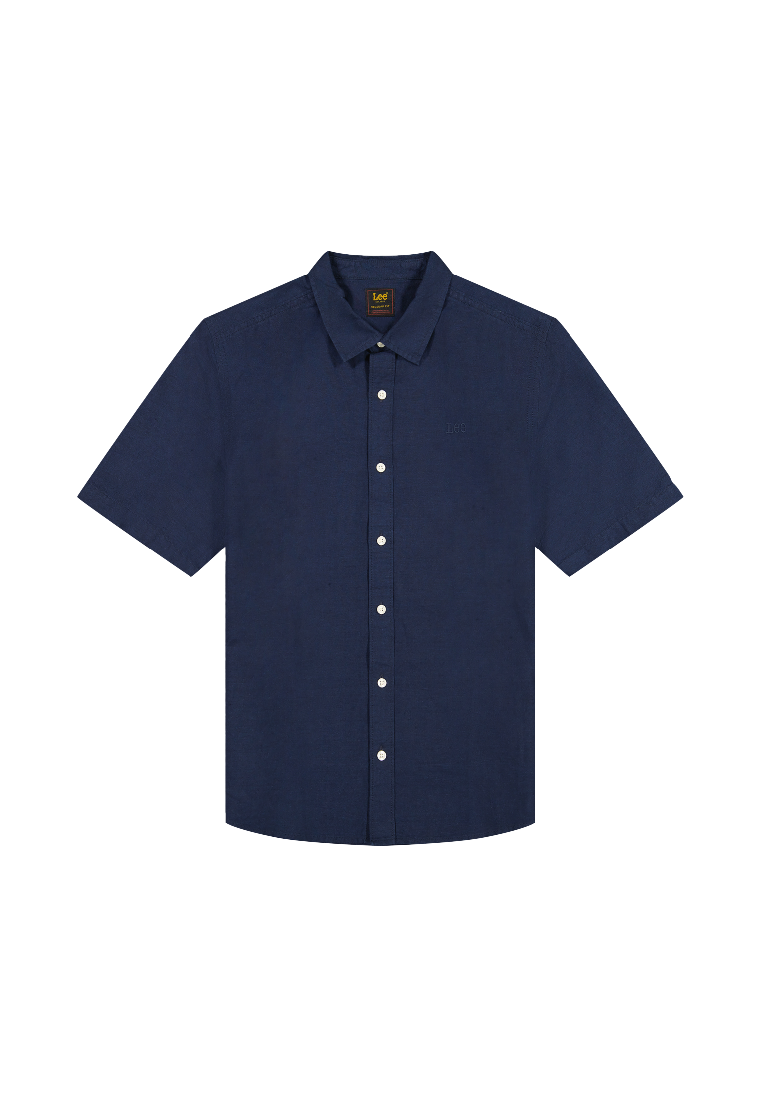 Lee Ss Lee en Rivet Navy Chemises Lee