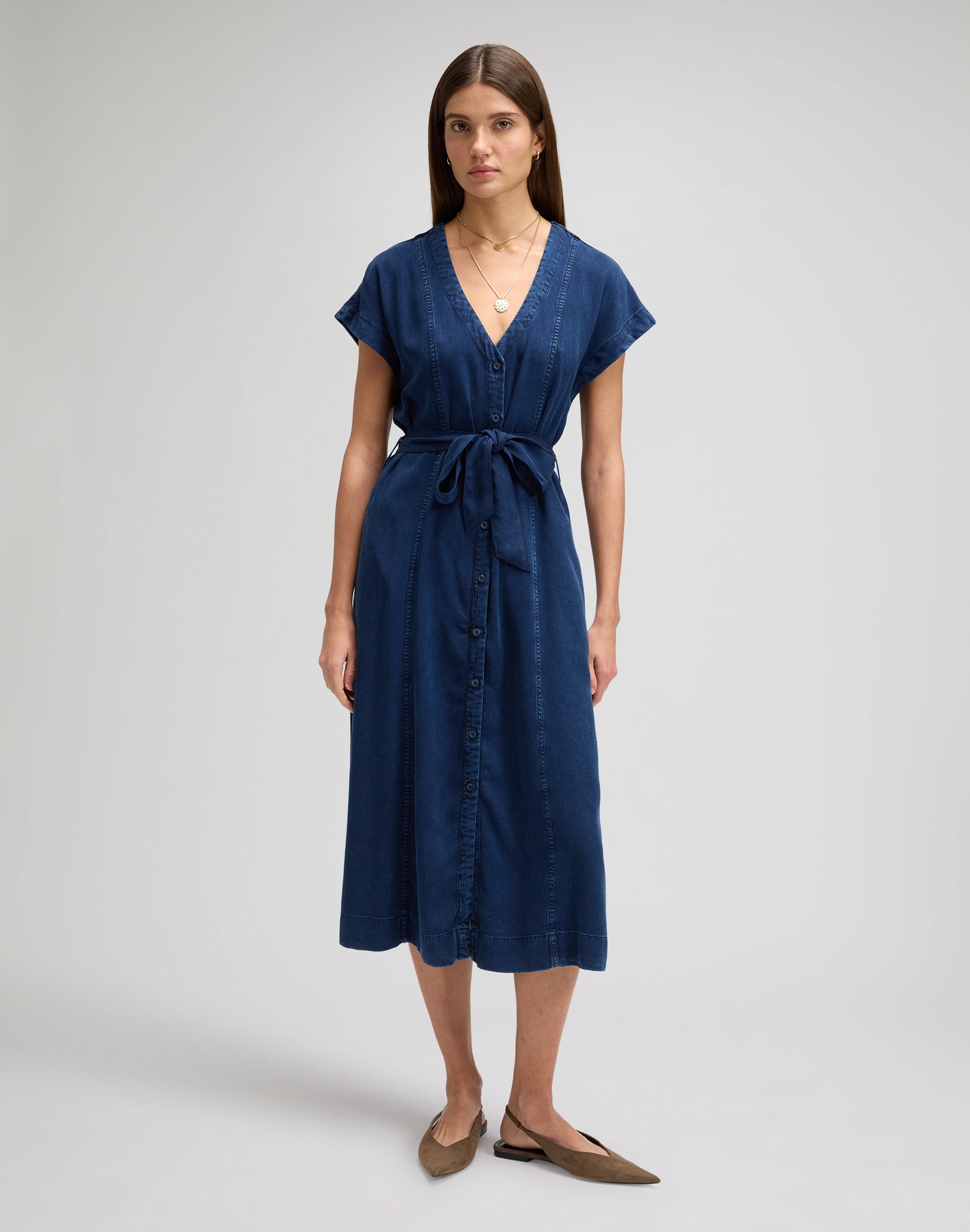 Robe midi ceinturée Sunset Ride Robes Lee