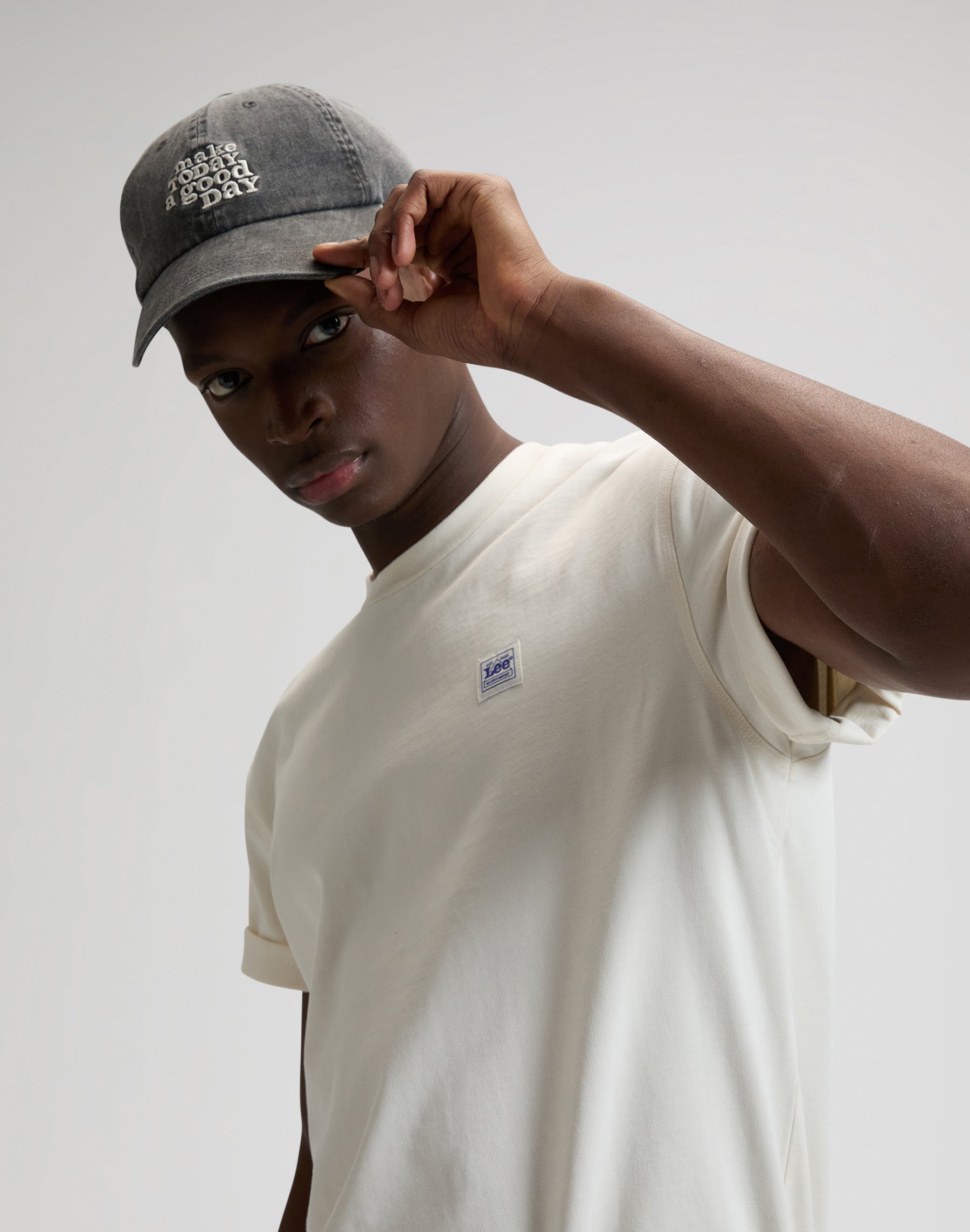 Casquette Day Cap en noir délavé