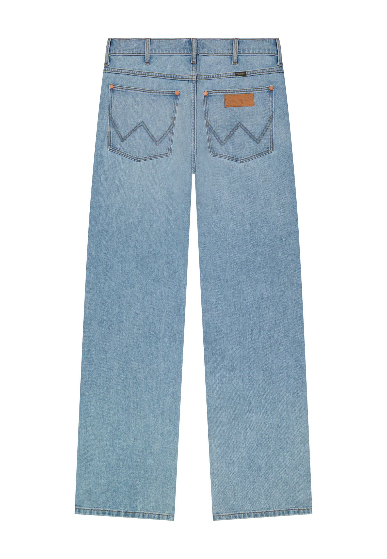 Jeans Loose Straight en Dove Wing Wrangler
