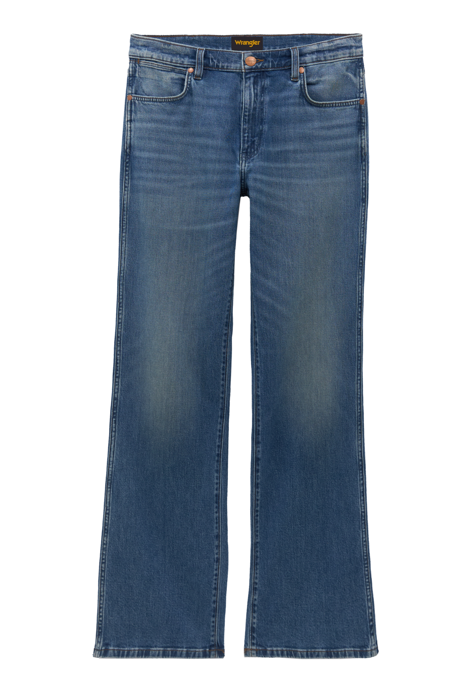 Jeans Loose Boot en bleu marine Wrangler