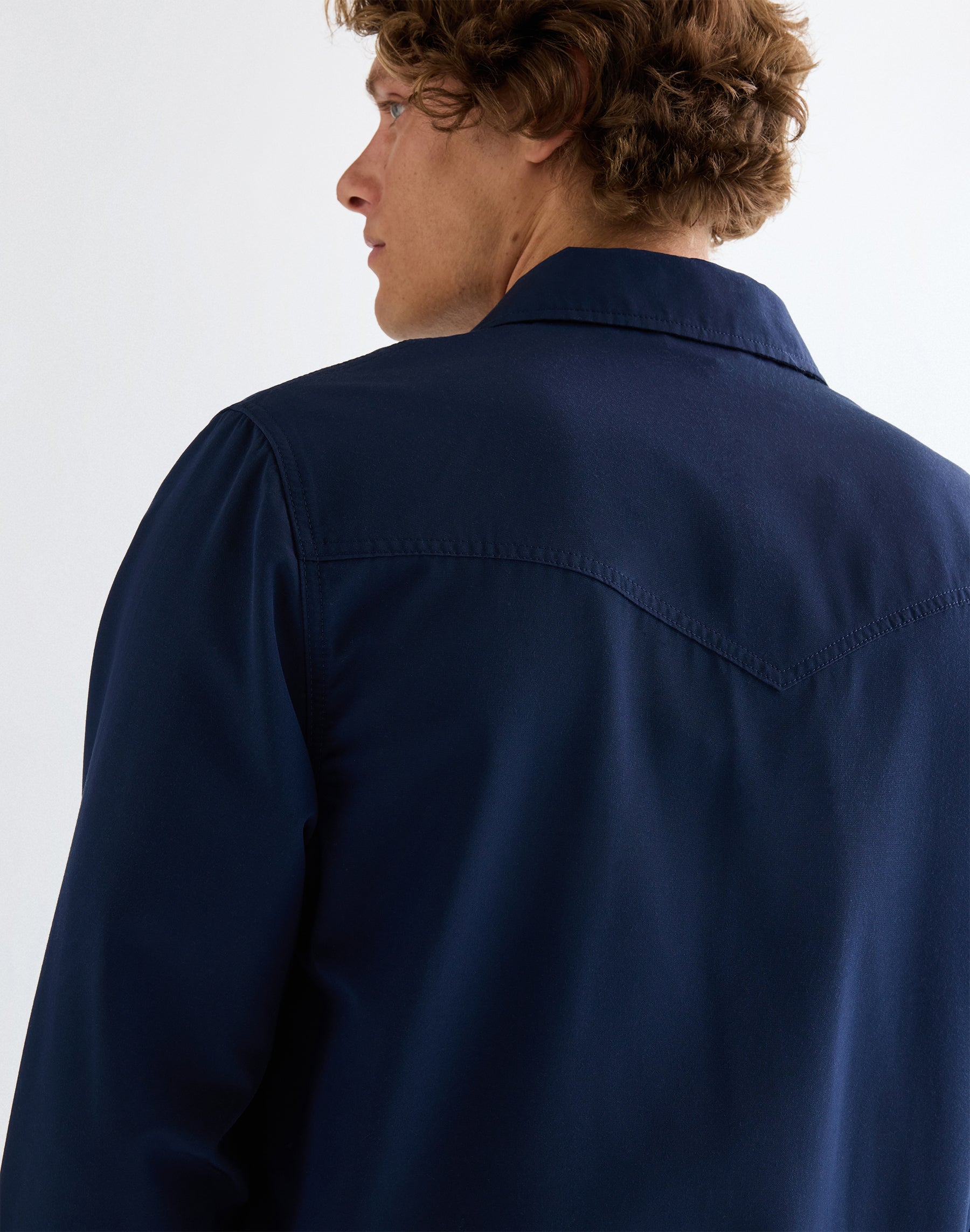 Veste de coach bleu marine