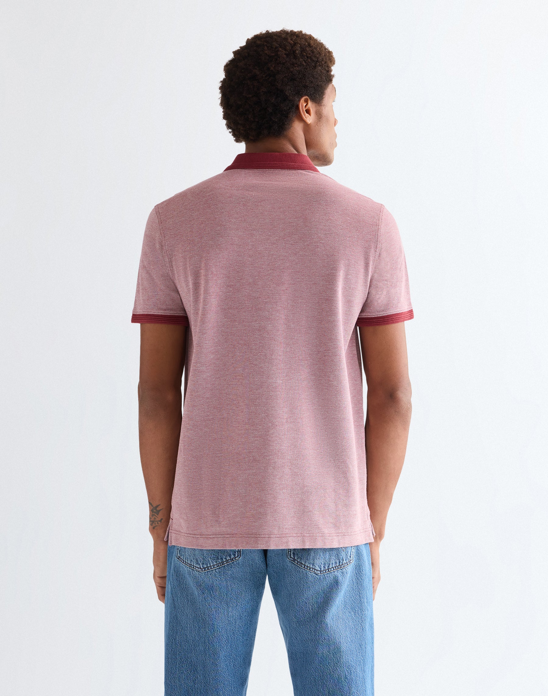 Polo raffiné Ruby Wine T-shirts Wrangler