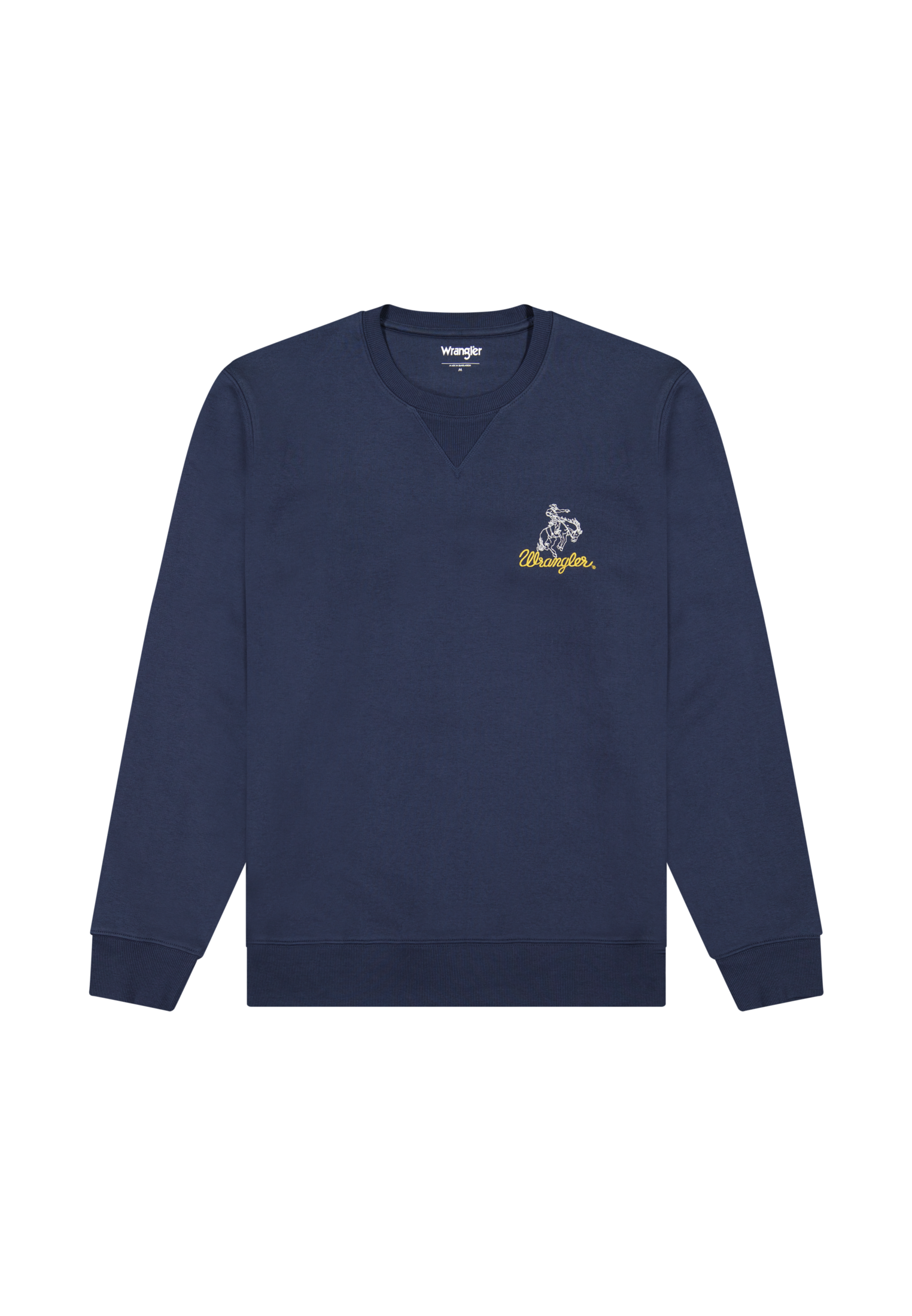 Équipe de broderie en sweat-shirts bleu marine Wrangler