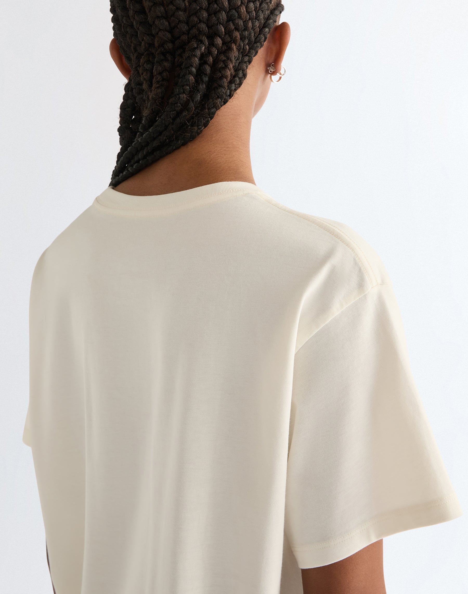 T-shirt Girlfriend en blanc délavé T-shirts Wrangler