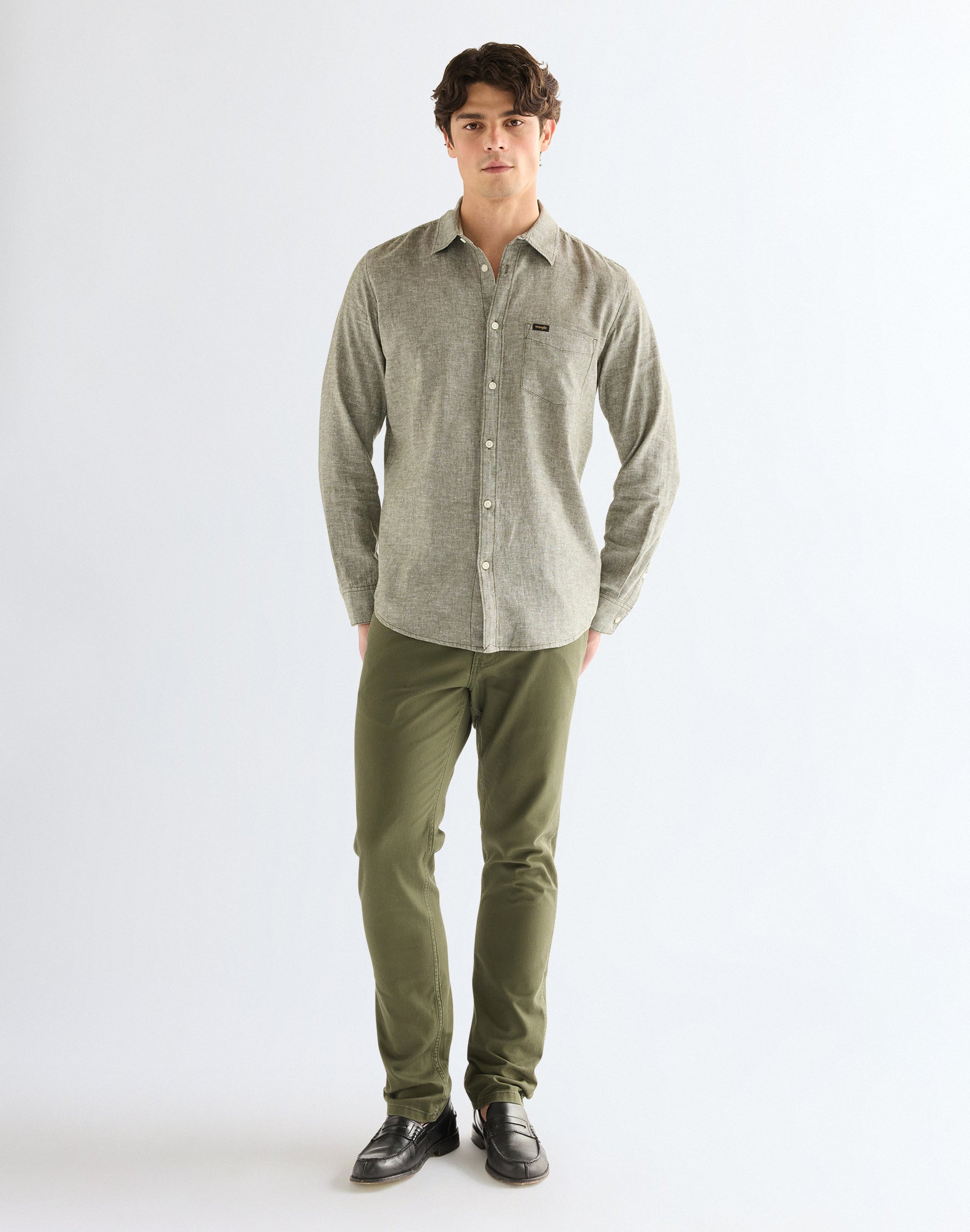 1 chemise à poche dans Deep Depths Chemises Wrangler