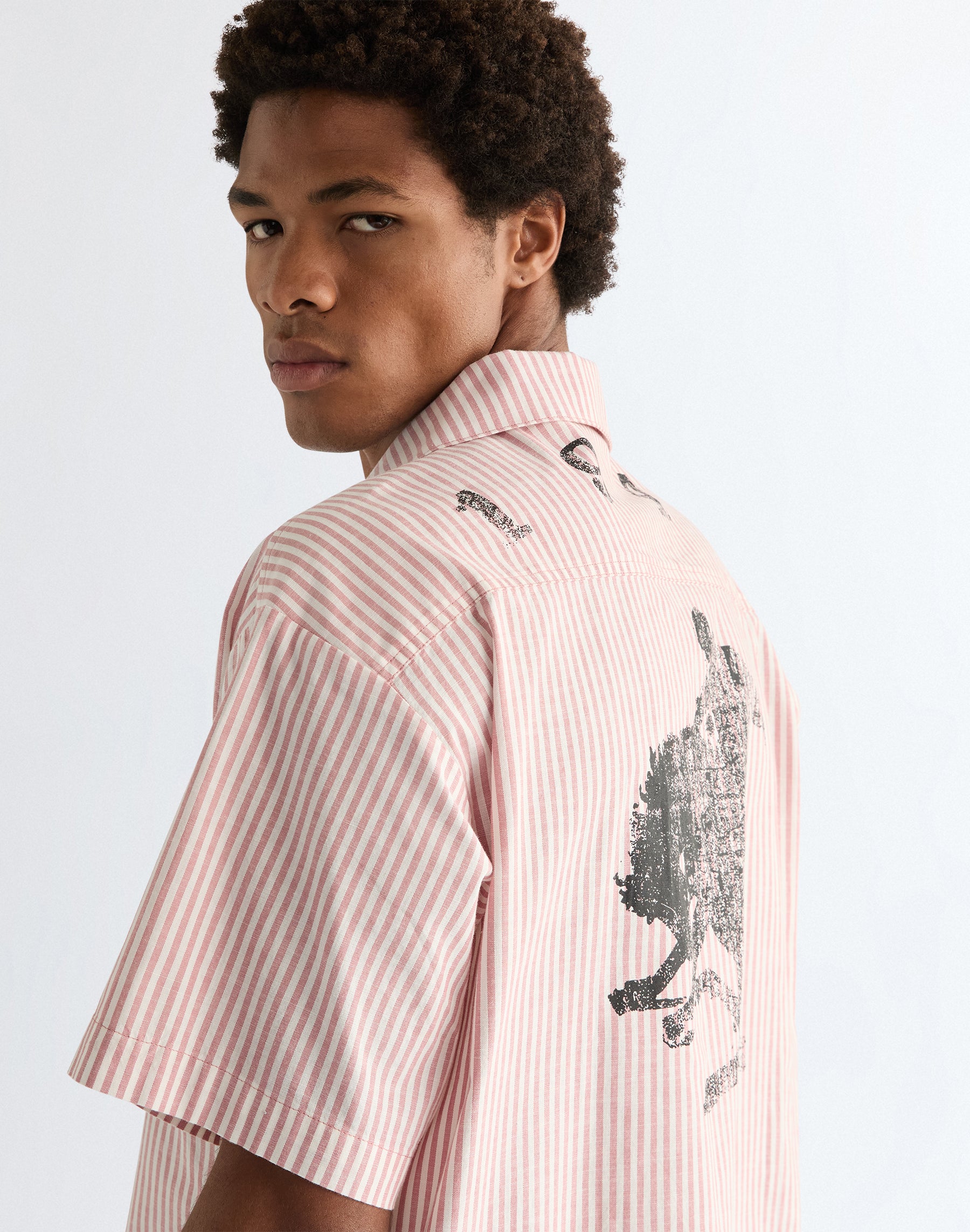 Chemise Resort à manches courtes, couleur rose poudré Chemises Wrangler