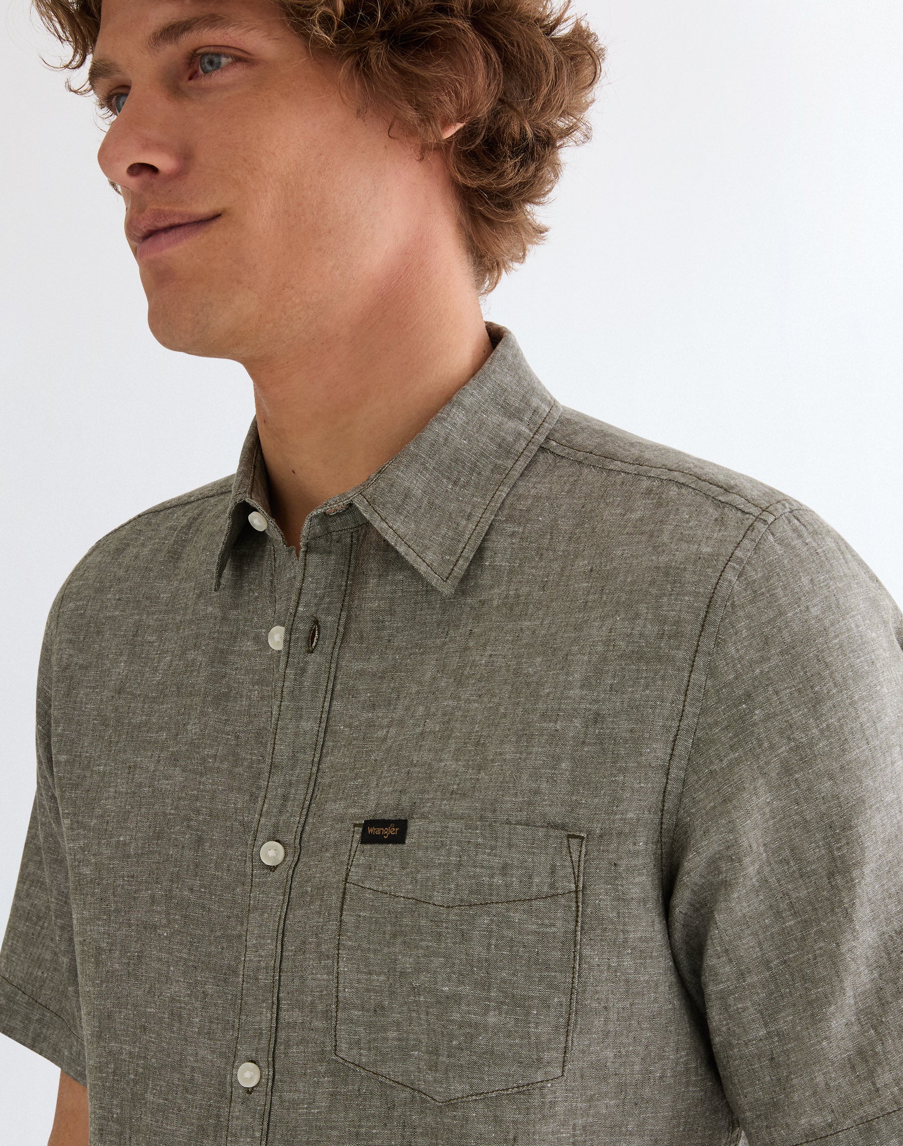 Chemise à manches courtes et 1 poche Deep Depths Chemises Wrangler